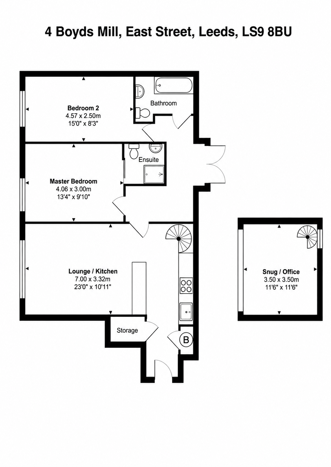 4 Boyds Mill, East Street, Leeds floorplan