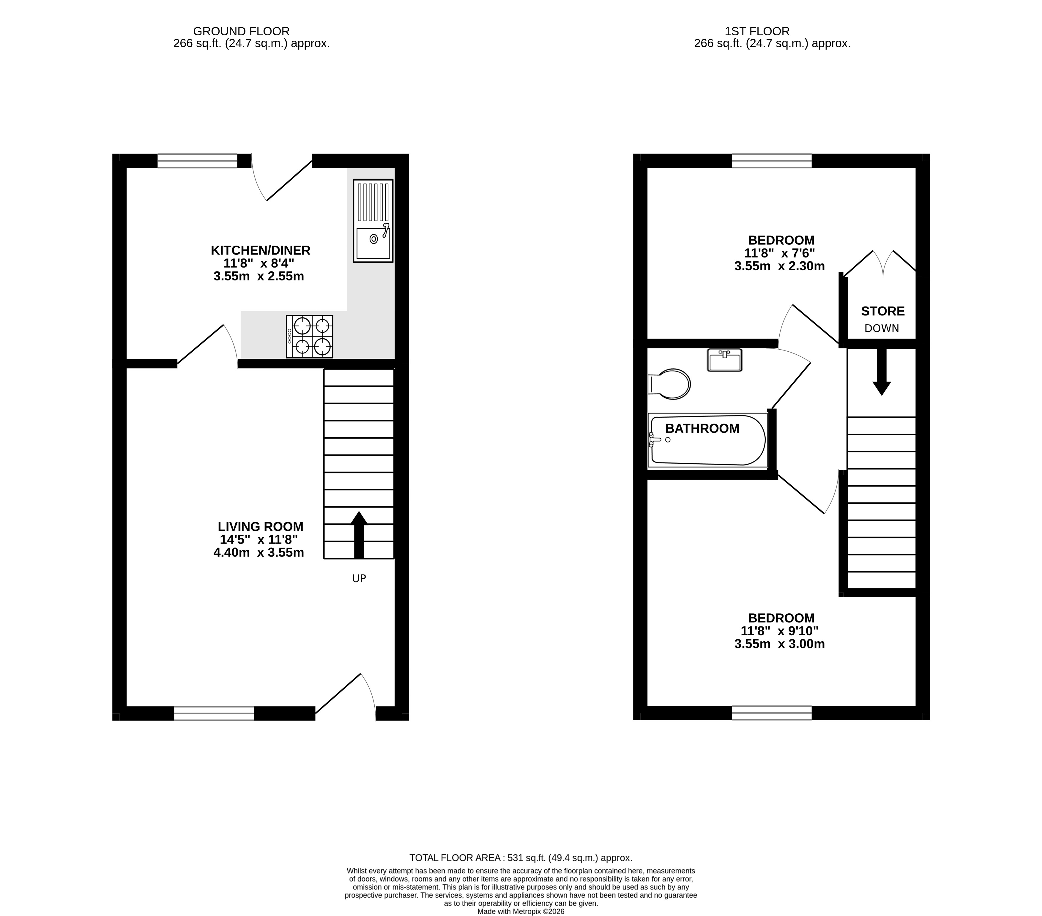20, Ripley Road, Belper floorplan