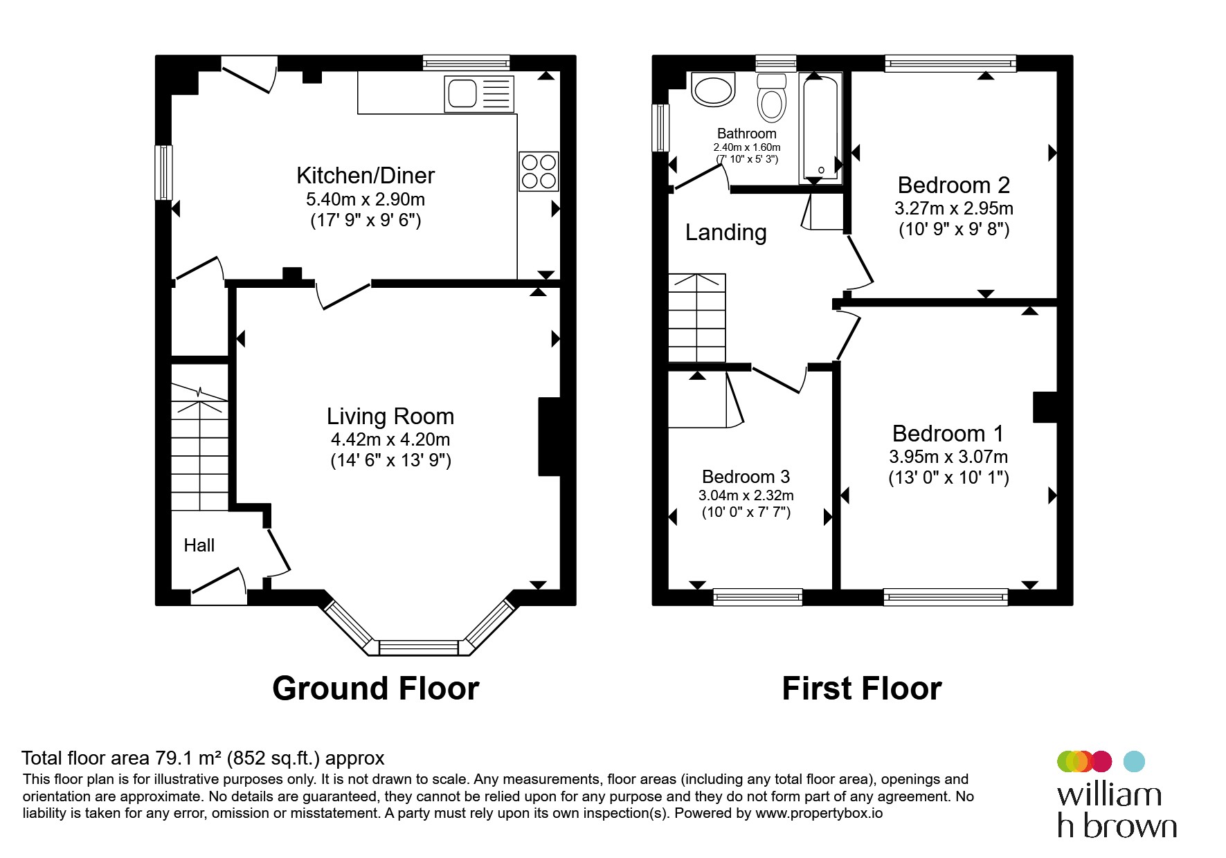 99, Bainton Grove, Nottingham floorplan