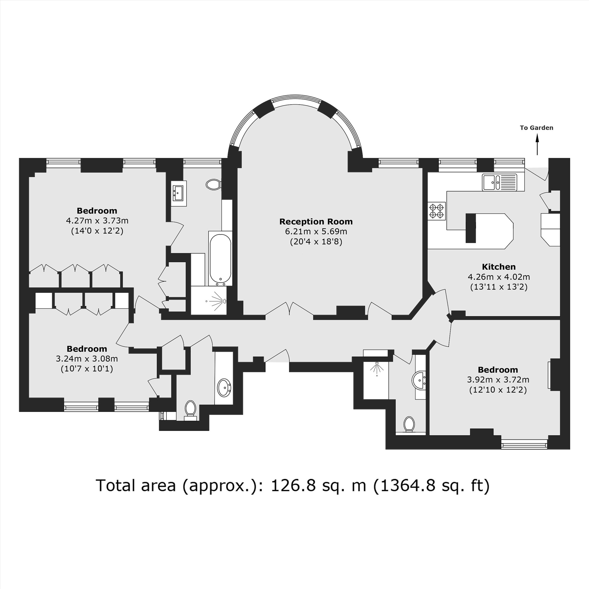 Circus Road, London floorplan