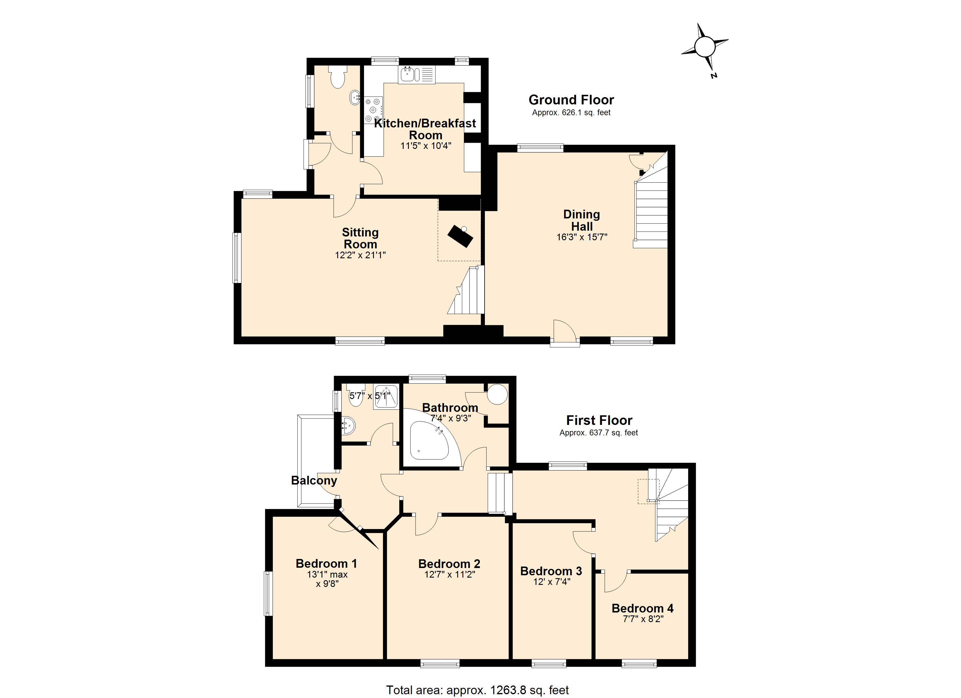 14 The Old Bakery, 14, Angel Lane, Dorset floorplan