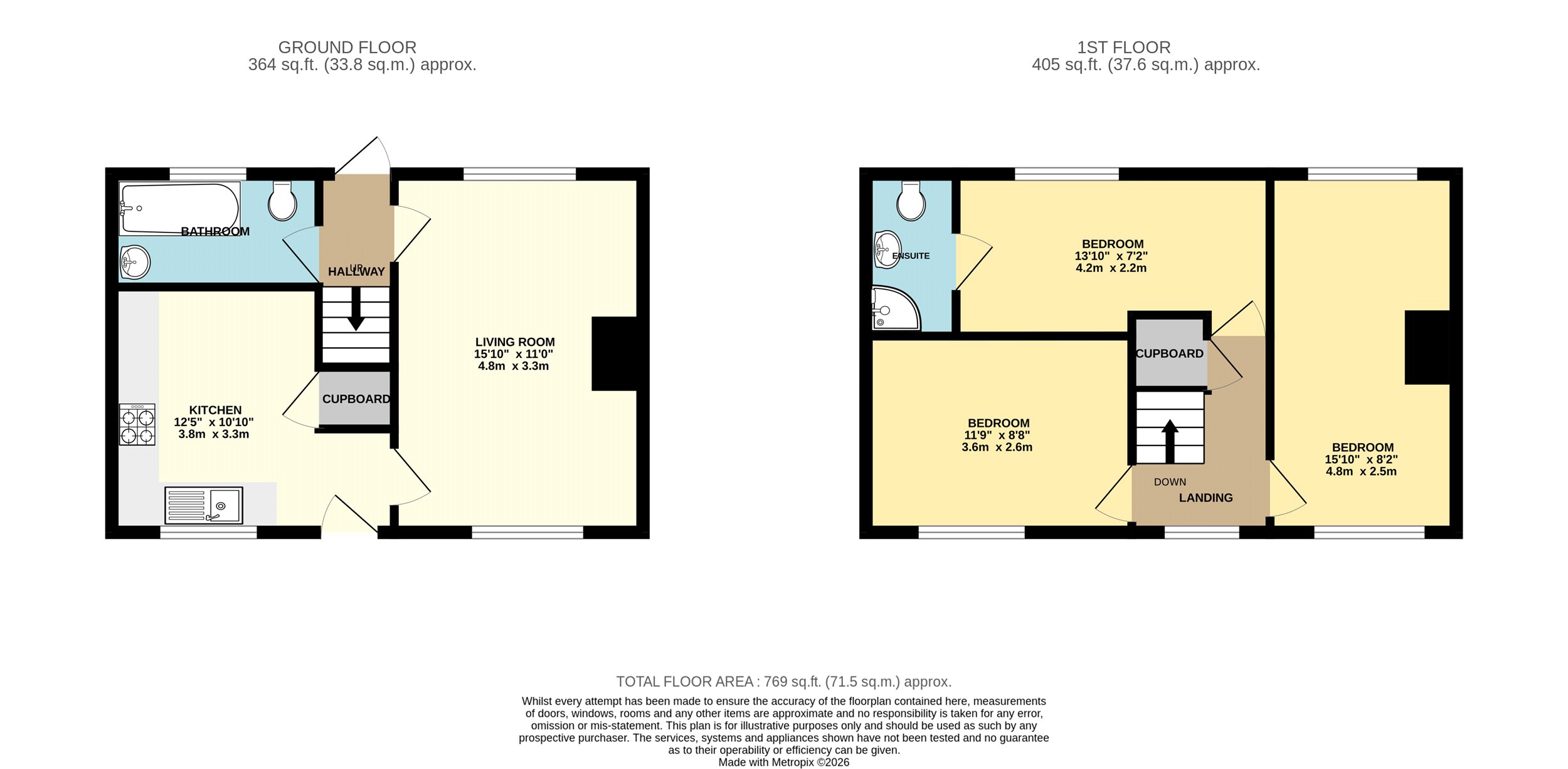 2 Castle Cottages Bridge Street, Dulverton Somerset, Somerset floorplan