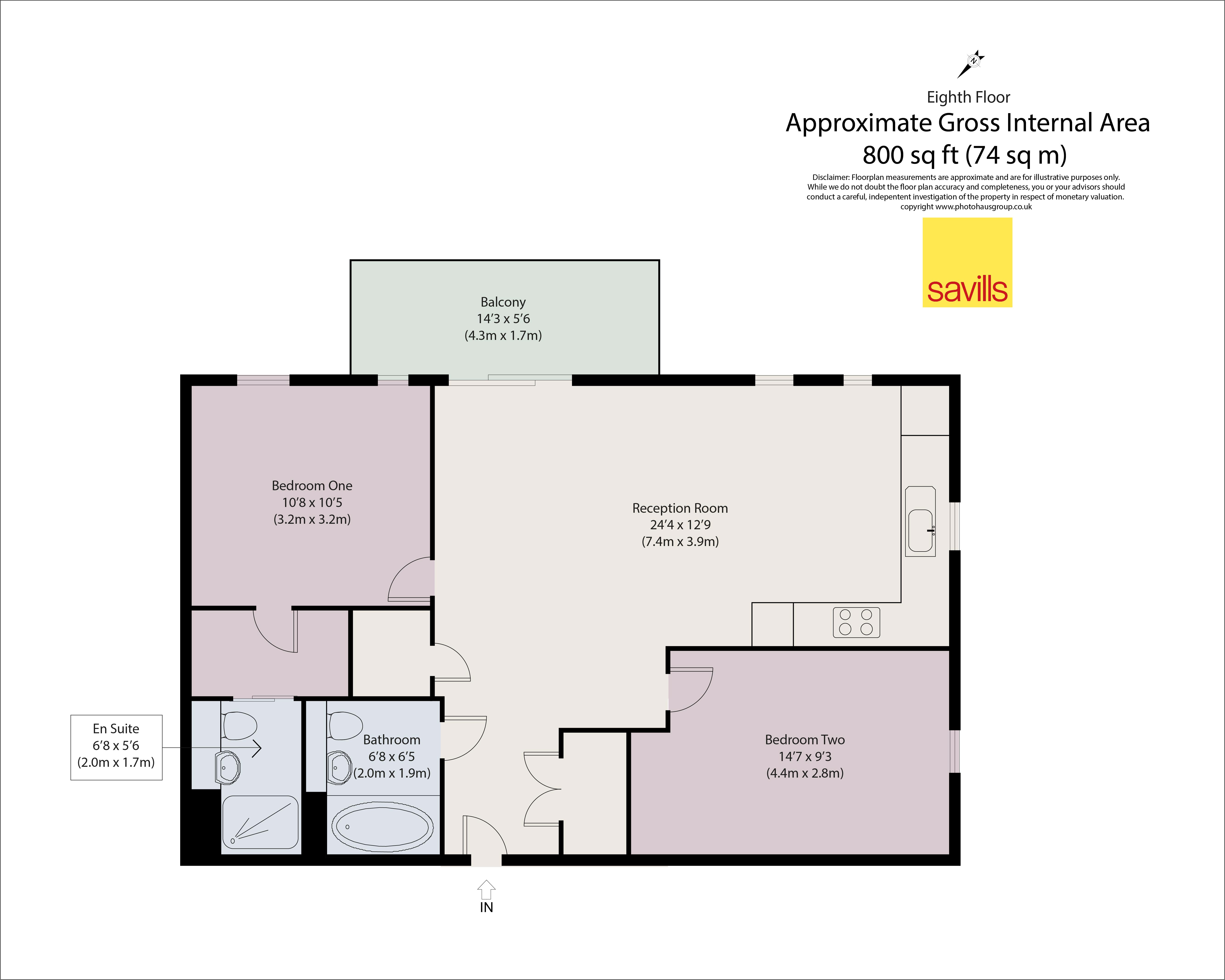 Apartment 46, 48, Reminder Lane, London floorplan