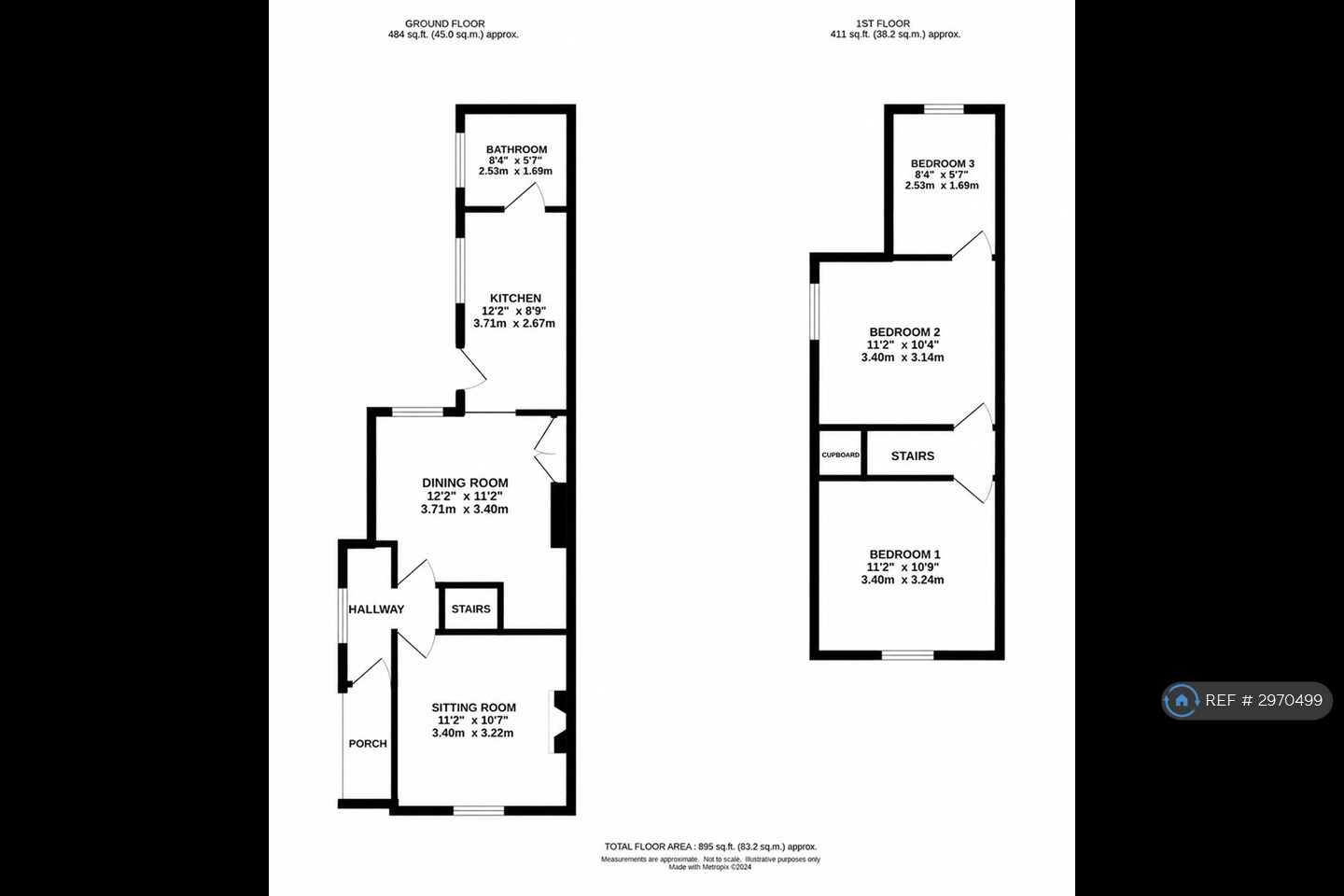 Malvern Close, Ipswich floorplan