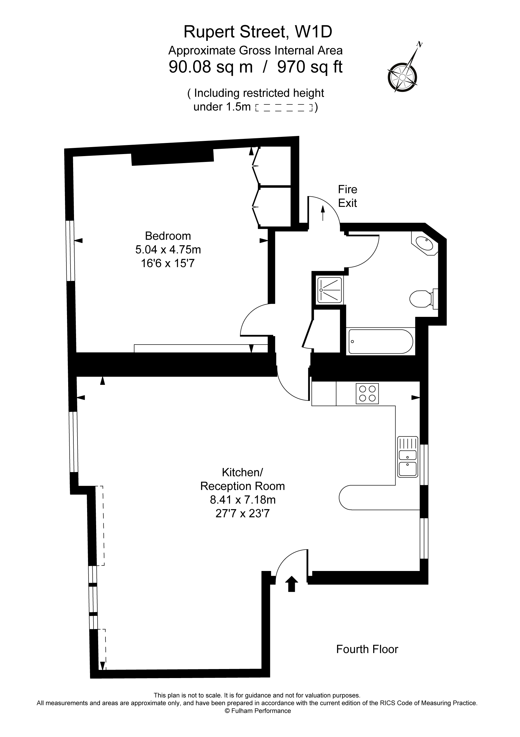 Flat 3, 36-40, Rupert Street, London floorplan