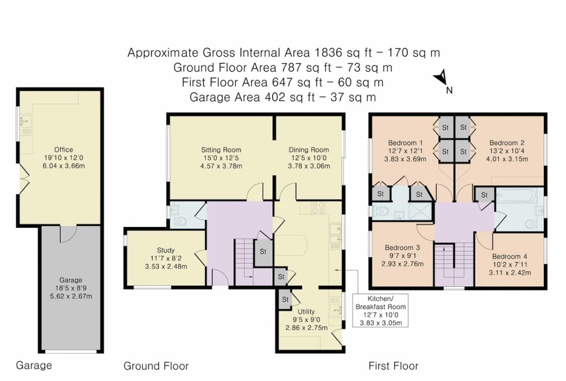 19, Meadow Close, Oxford floorplan