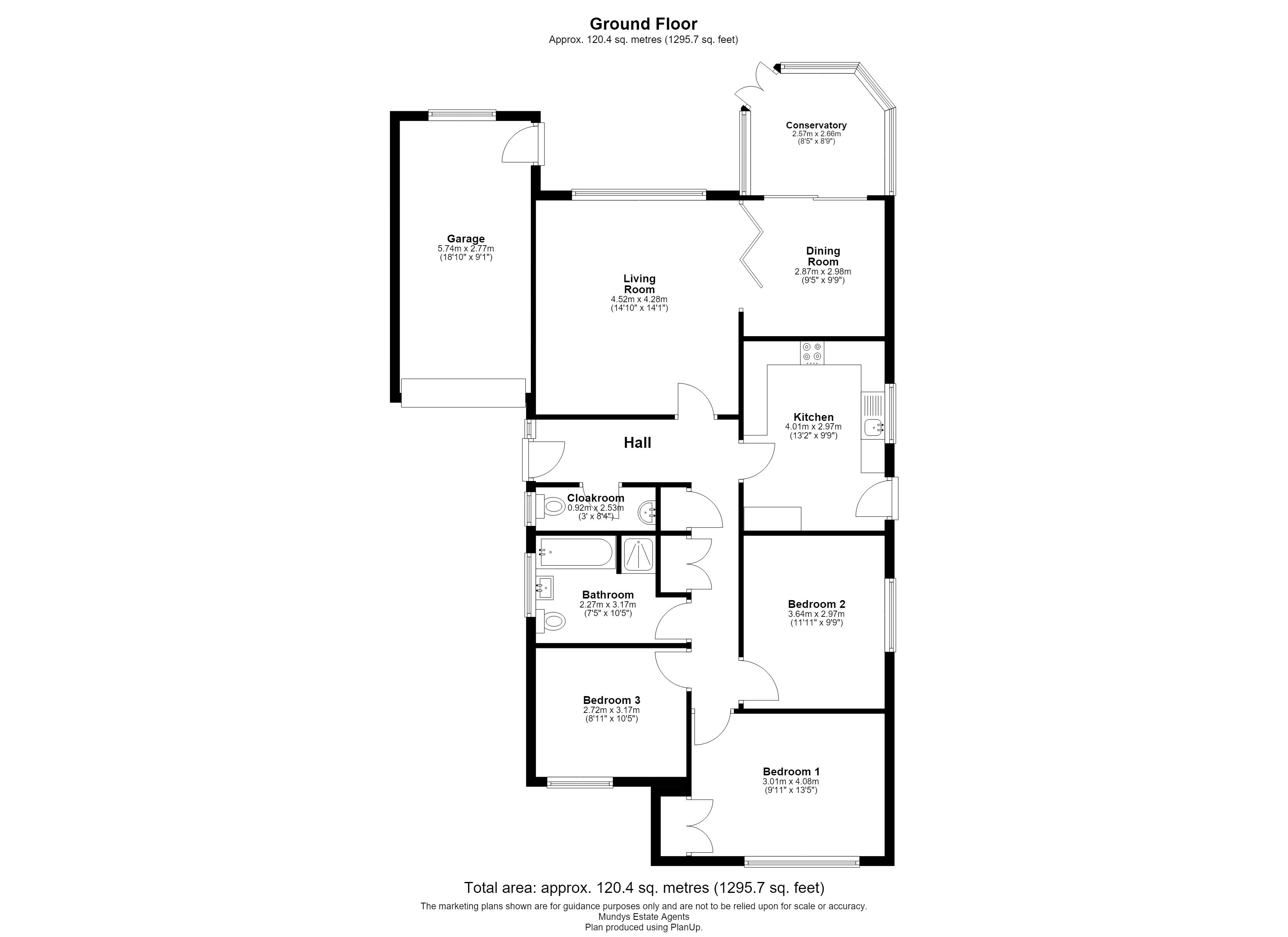 6, Thornton Crescent, Horncastle floorplan