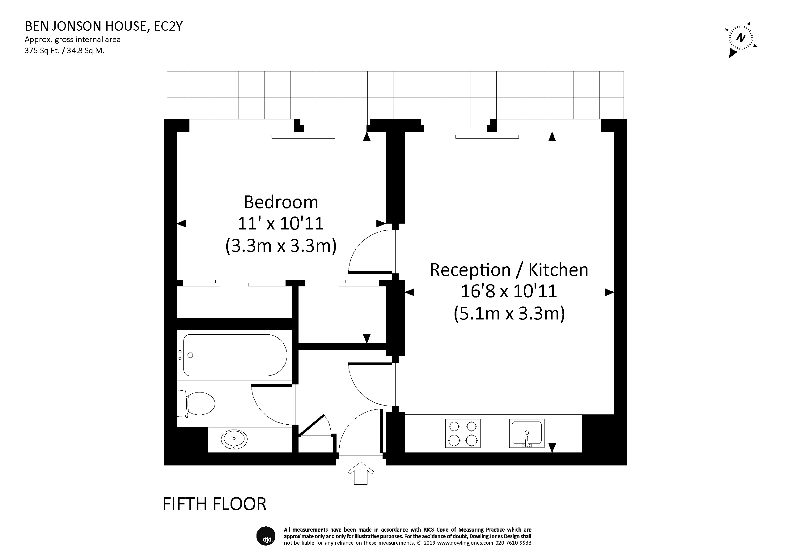 1 Bedrooms Flat to rent in Barbican, London EC2Y