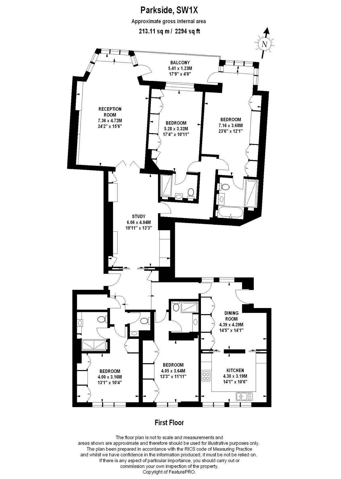 4 Bedrooms Flat to rent in Parkside, Knightsbridge, London SW1X