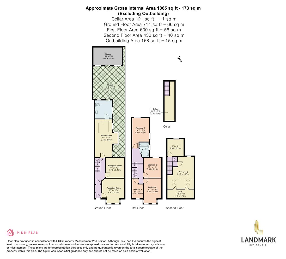 329, High Street North, London floorplan