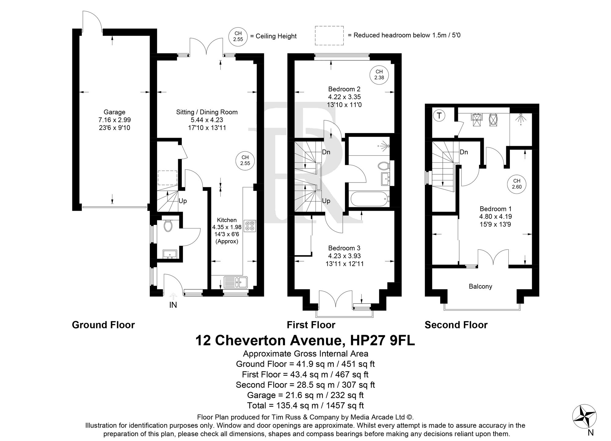 12 Cheverton Avenue, Princes Risborough floorplan