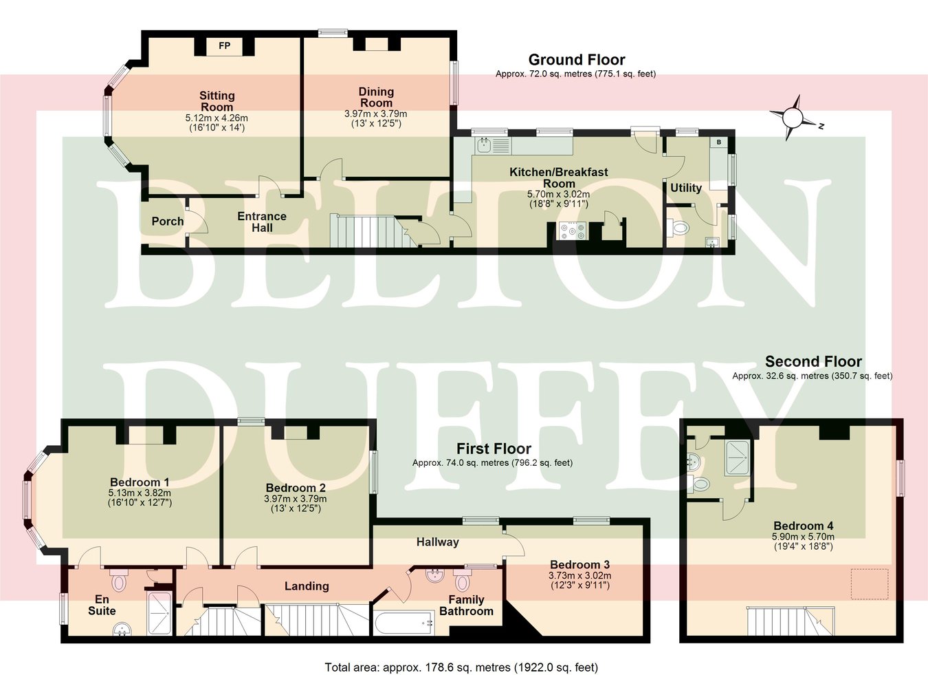 81, Norwich Road, Fakenham floorplan