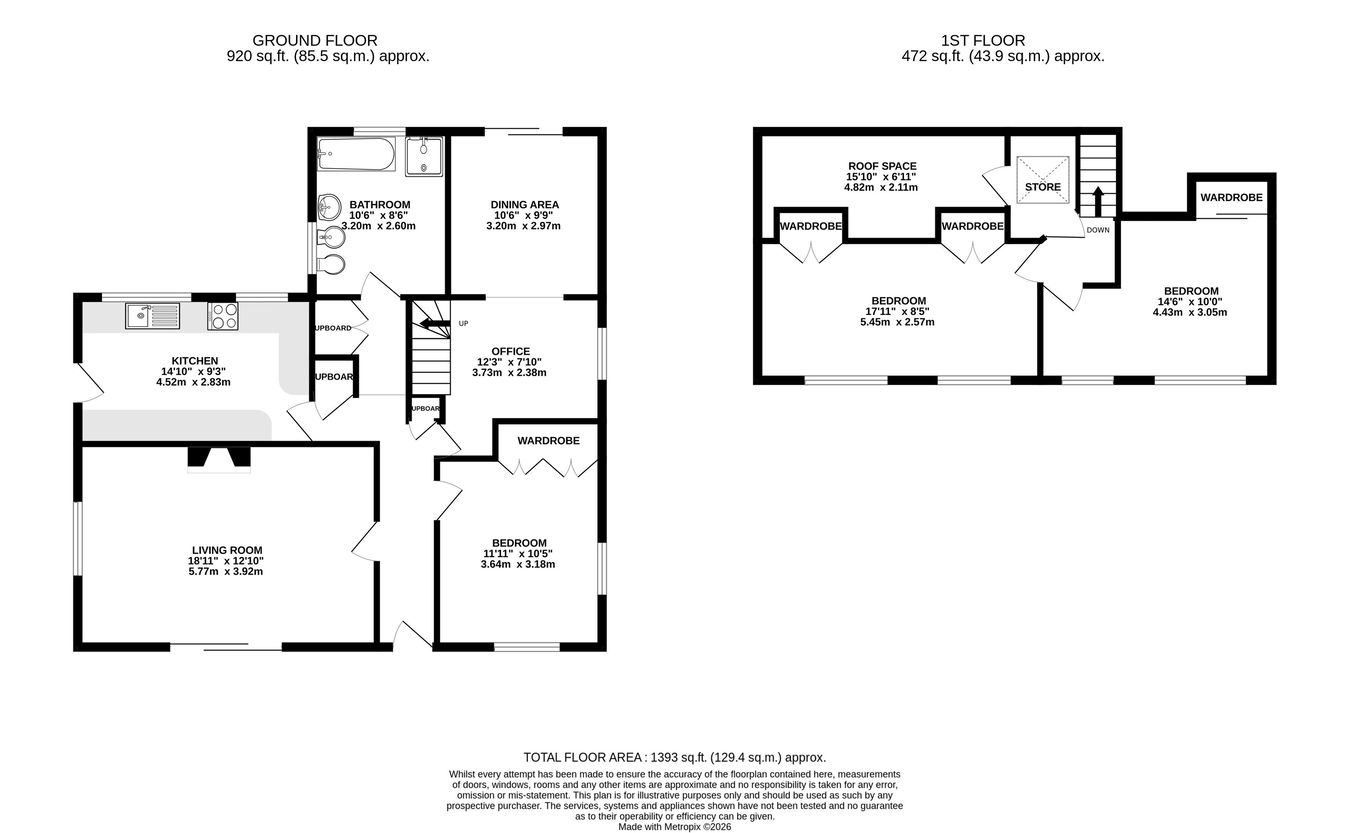 Greenacres, Maesmawr Lane, Brecon floorplan