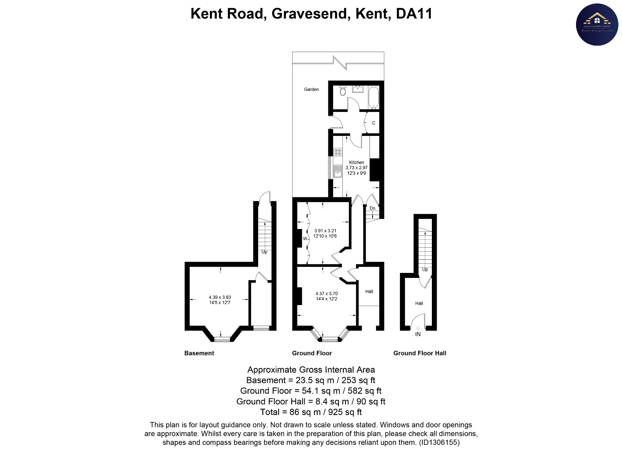 7A Kent Road, Gravesend, Kent floorplan