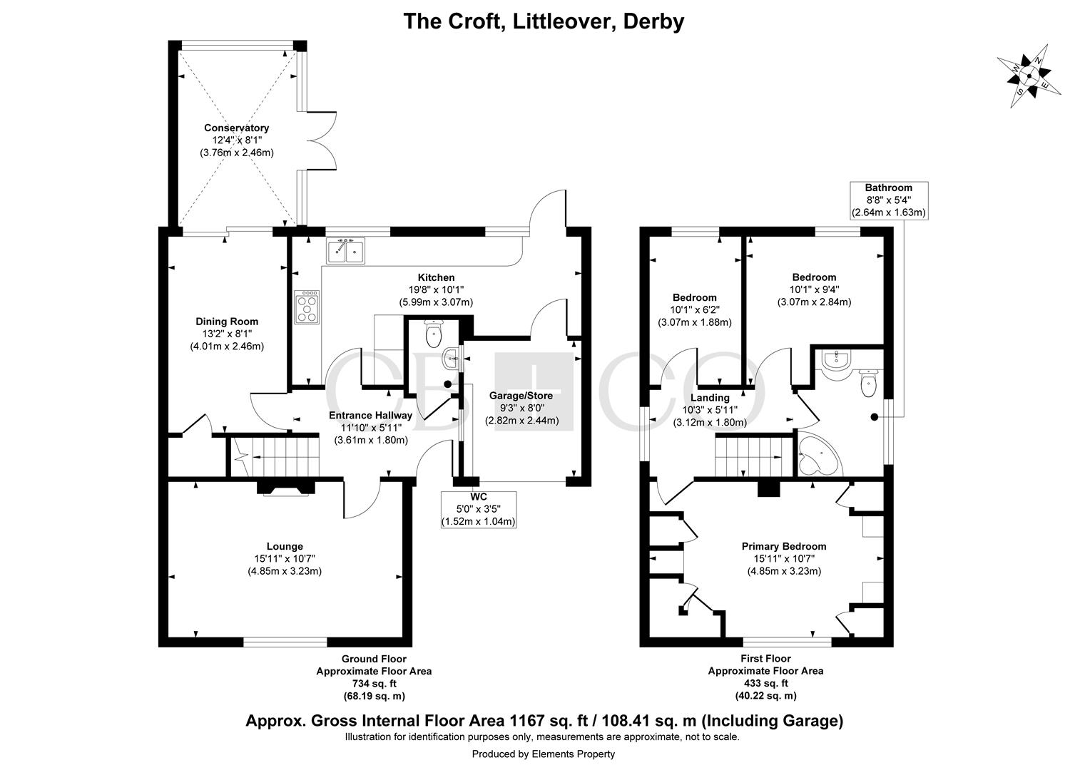 1, The Croft, Derby floorplan