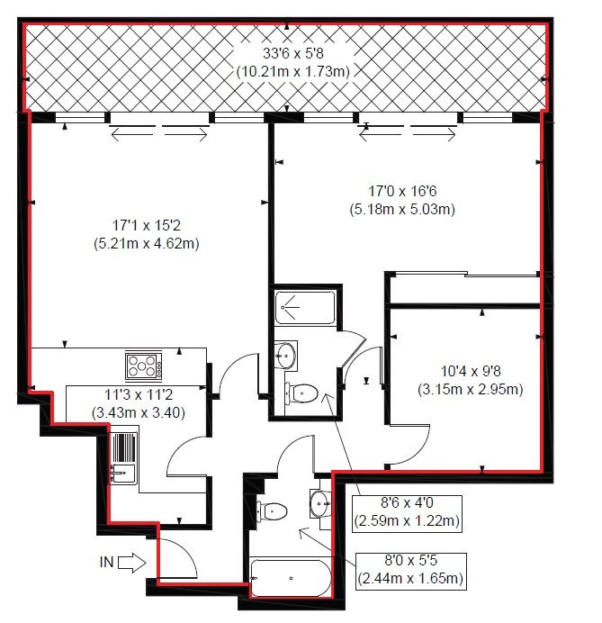 2 Bedrooms Flat for sale in Centurion Court, South Woodford E18