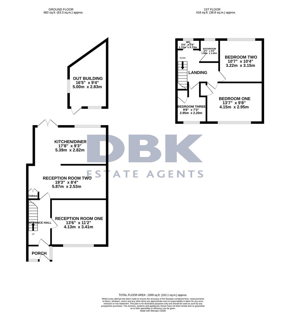 18, Field Close, Cranford floorplan