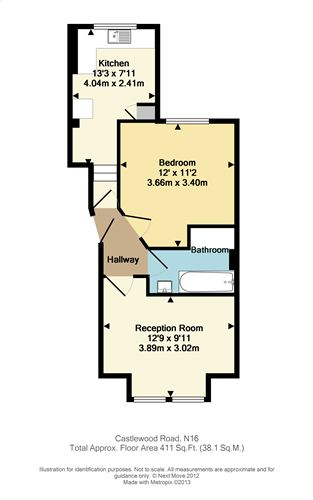 1 Bedrooms Flat to rent in Grant Terrace, Castlewood Road, London N16