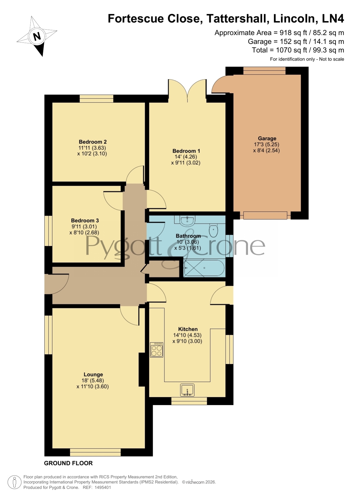 30, Fortescue Close, Lincoln floorplan