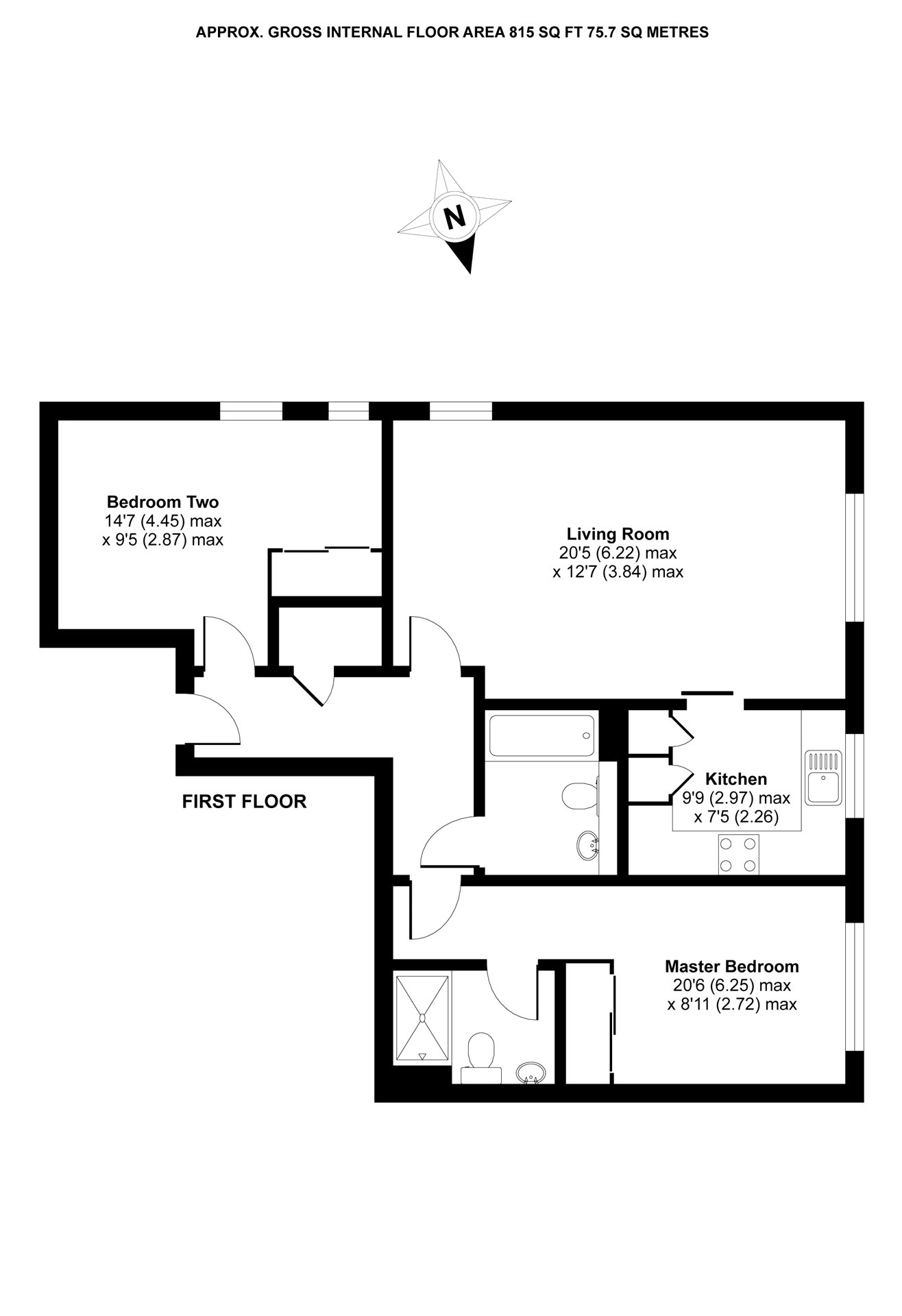 2 Bedrooms Flat for sale in The Avenue, Camberley, Surrey GU15