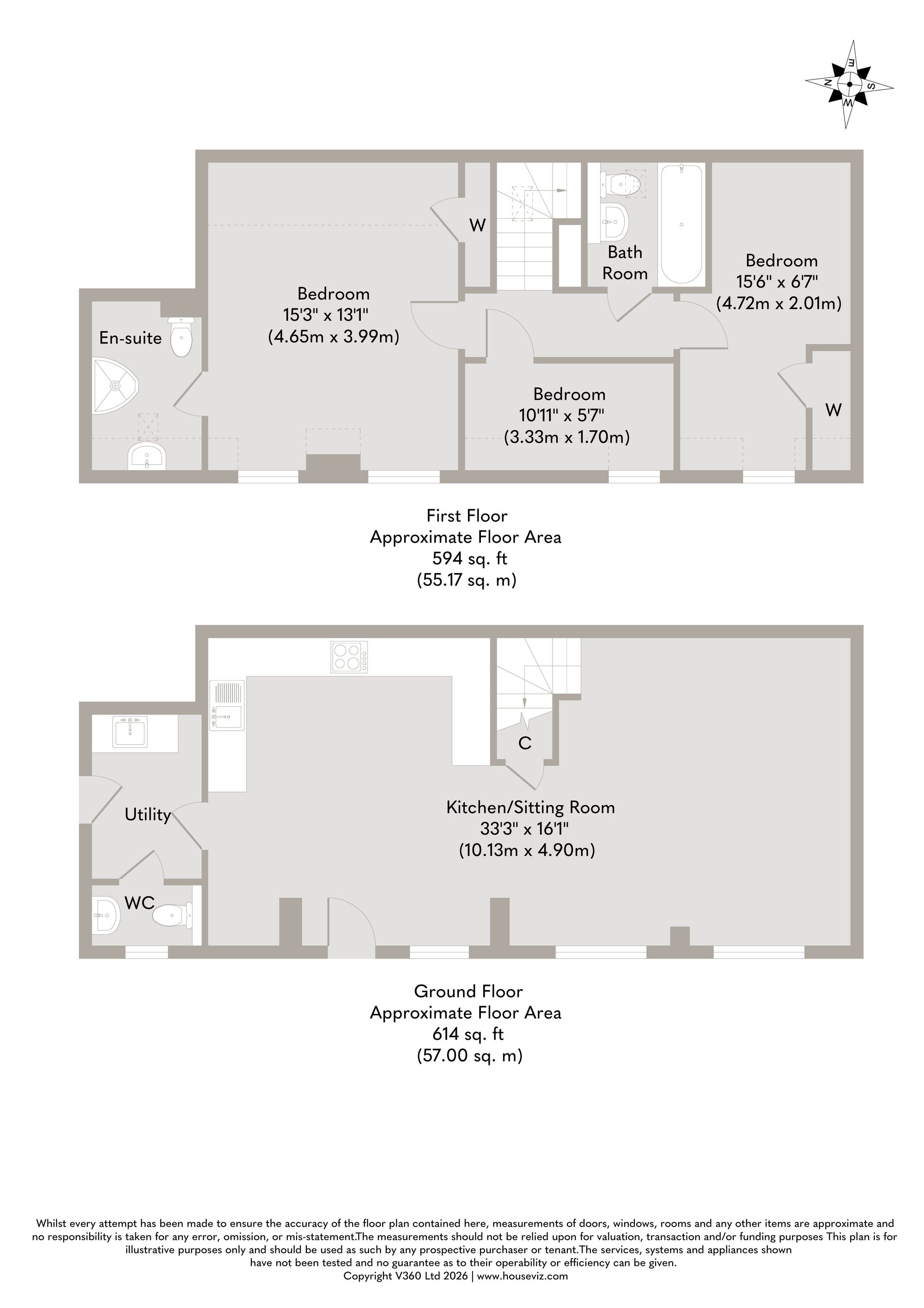 1 Coach House Mews, Hunstanton floorplan