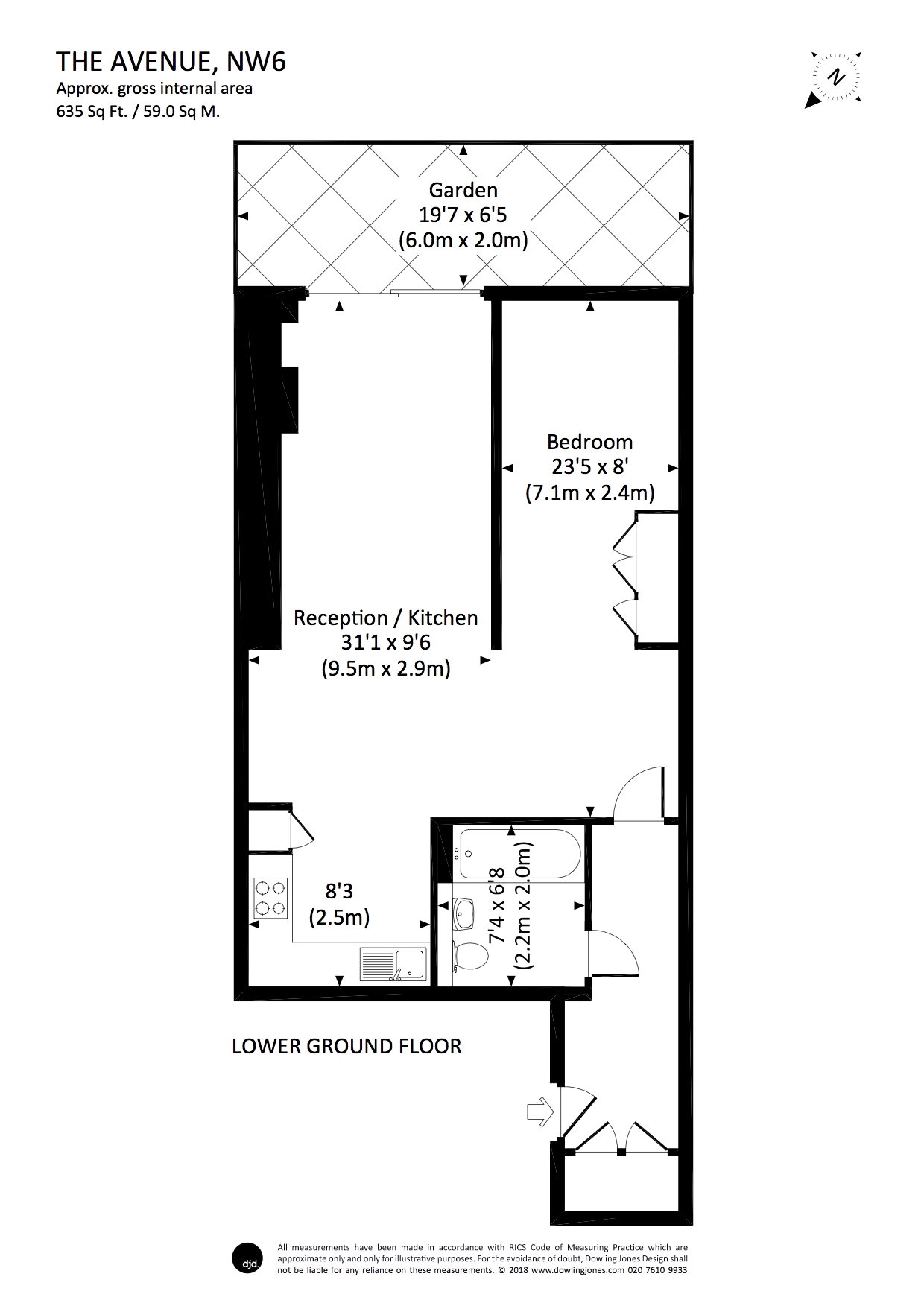 0 Bedrooms Studio to rent in The Avenue, 5 The Avenue, London NW6