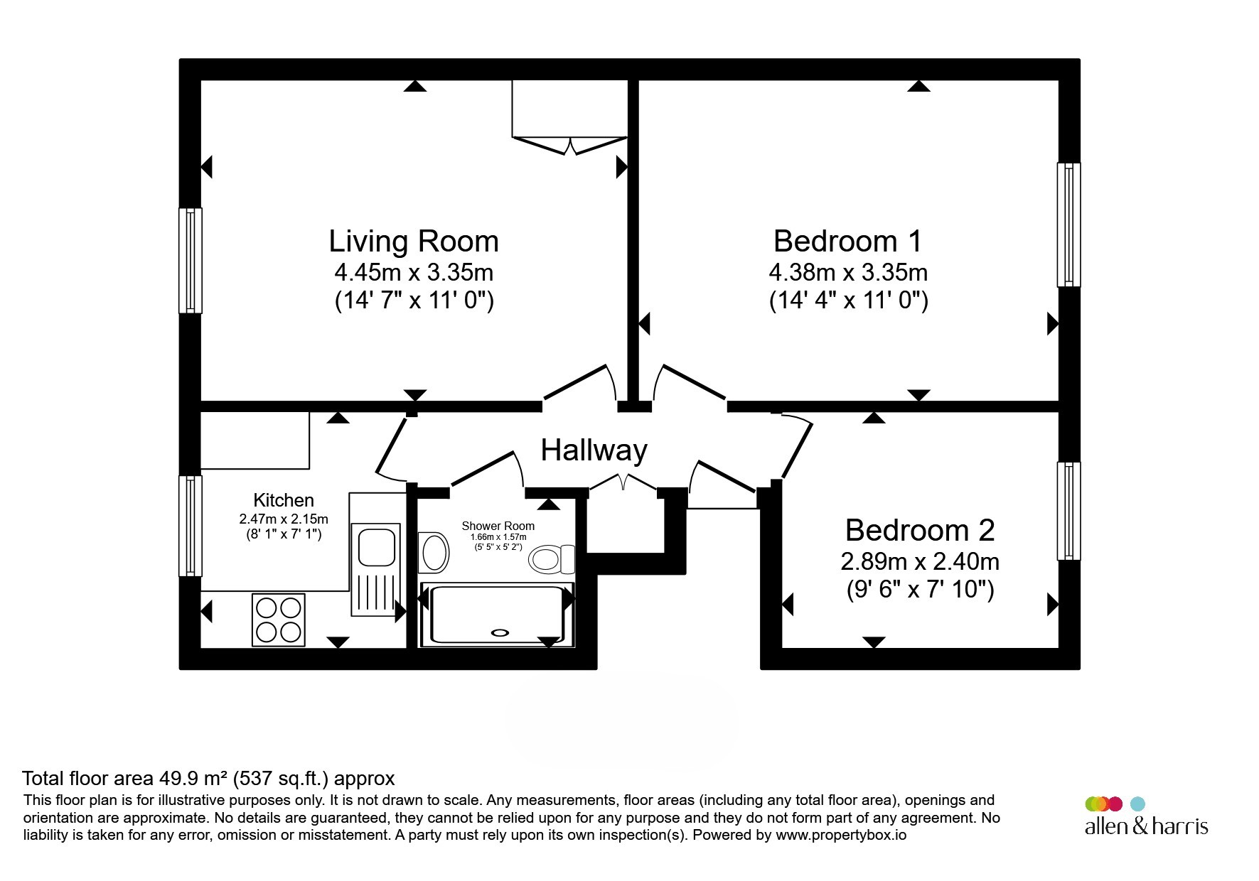 Tff, 5, Buckingham Place, Bristol floorplan