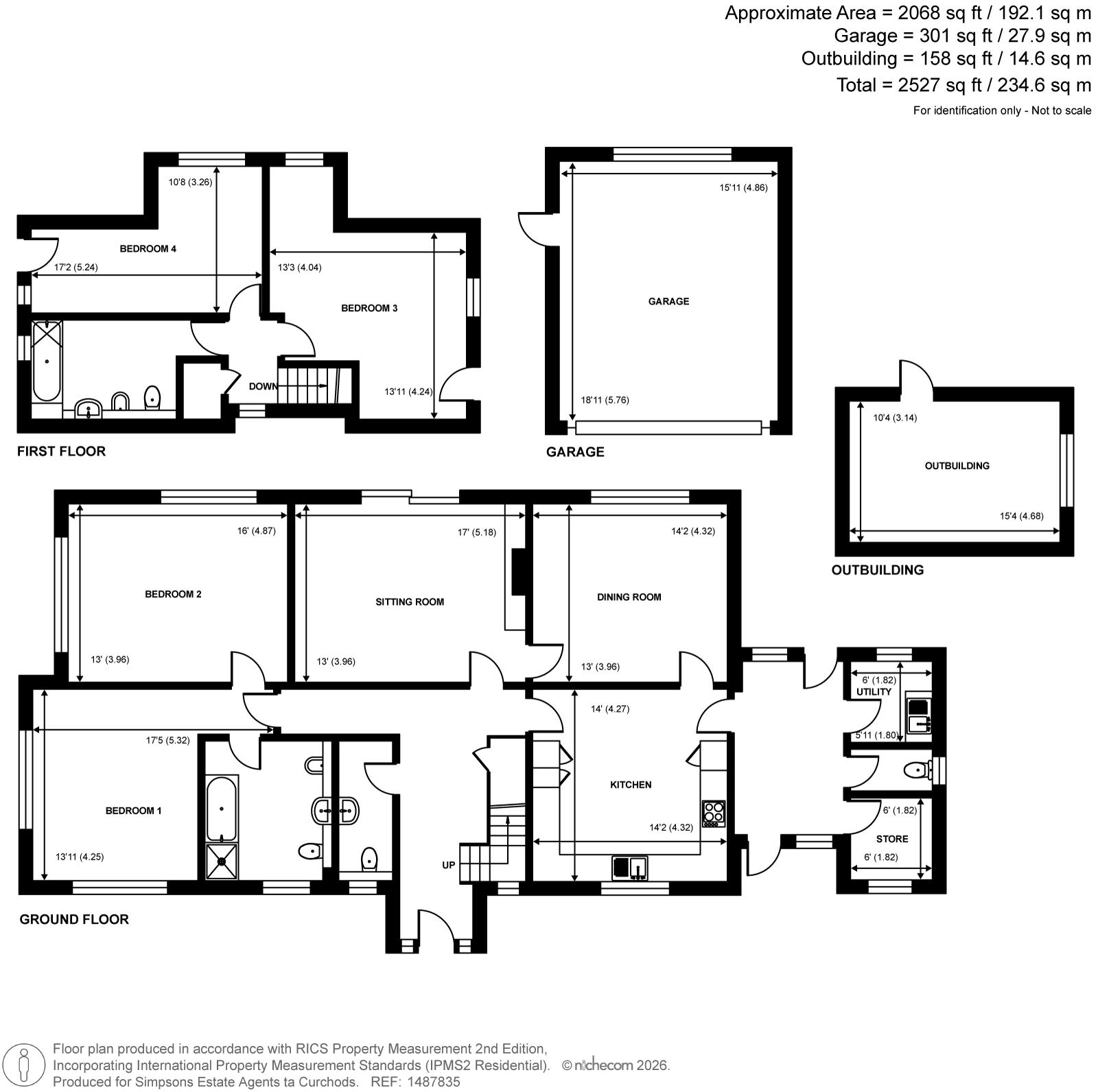 The Hideaway,, The Green, Pirbright floorplan