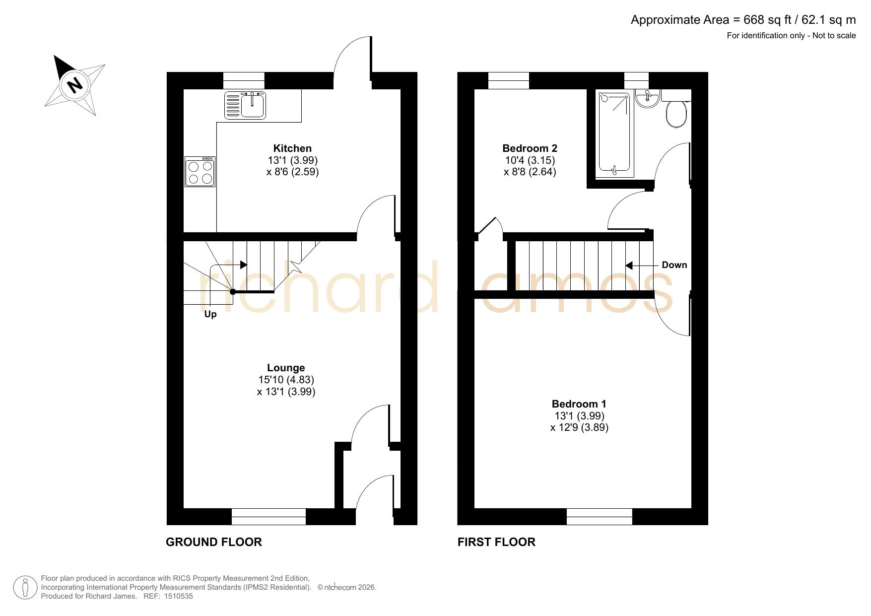 121, Dunsford Close, Swindon floorplan