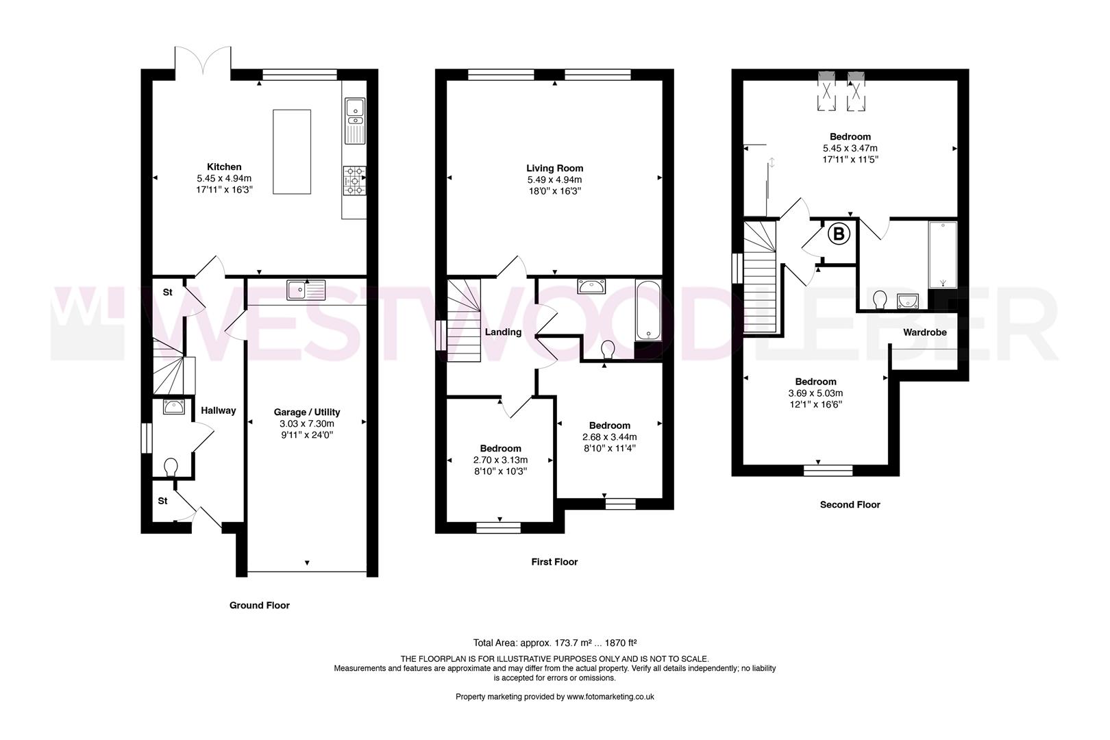 7, Sandbach Close, Broxbourne floorplan