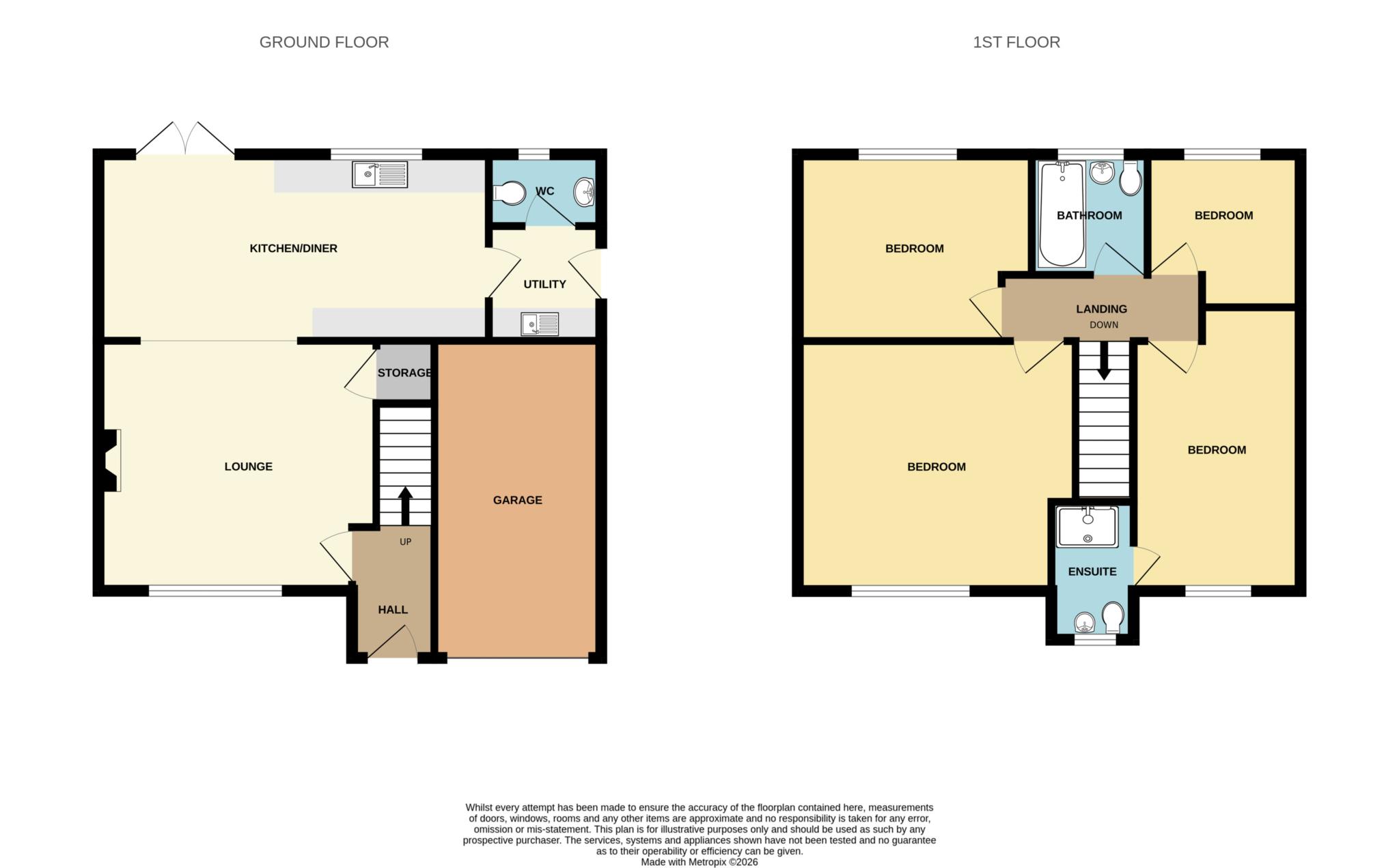 18, Meadow Nook Drive, Lathom floorplan