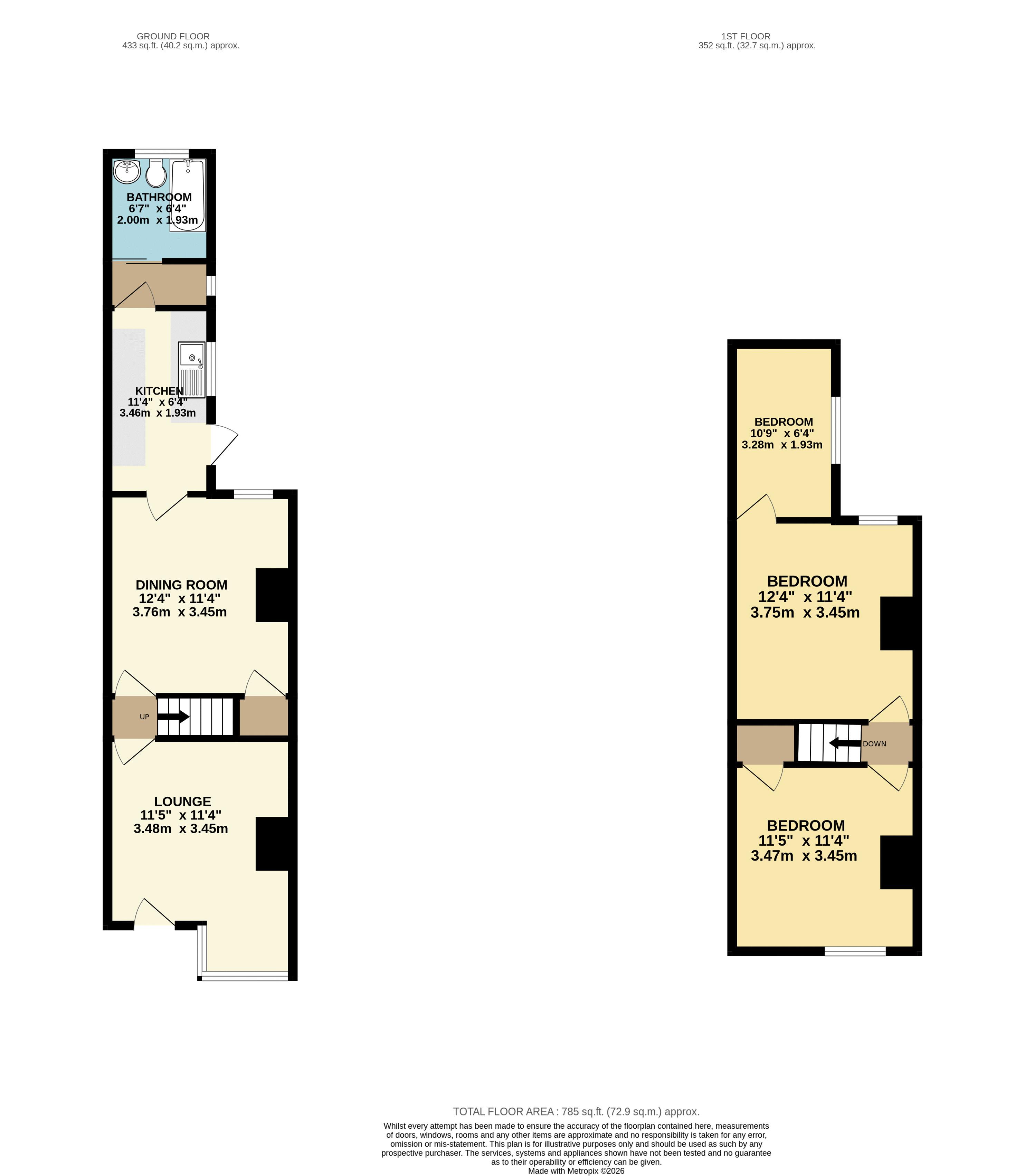 27, Smithfield Road, Scunthorpe floorplan