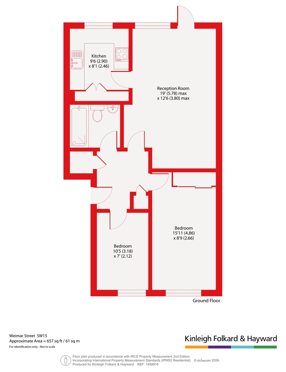 Flat 11, Roseland House,, Weimar Street, London floorplan