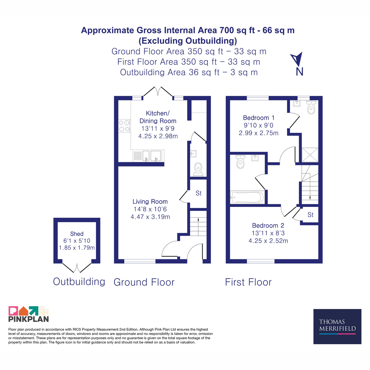 Furrows End, Drayton floorplan