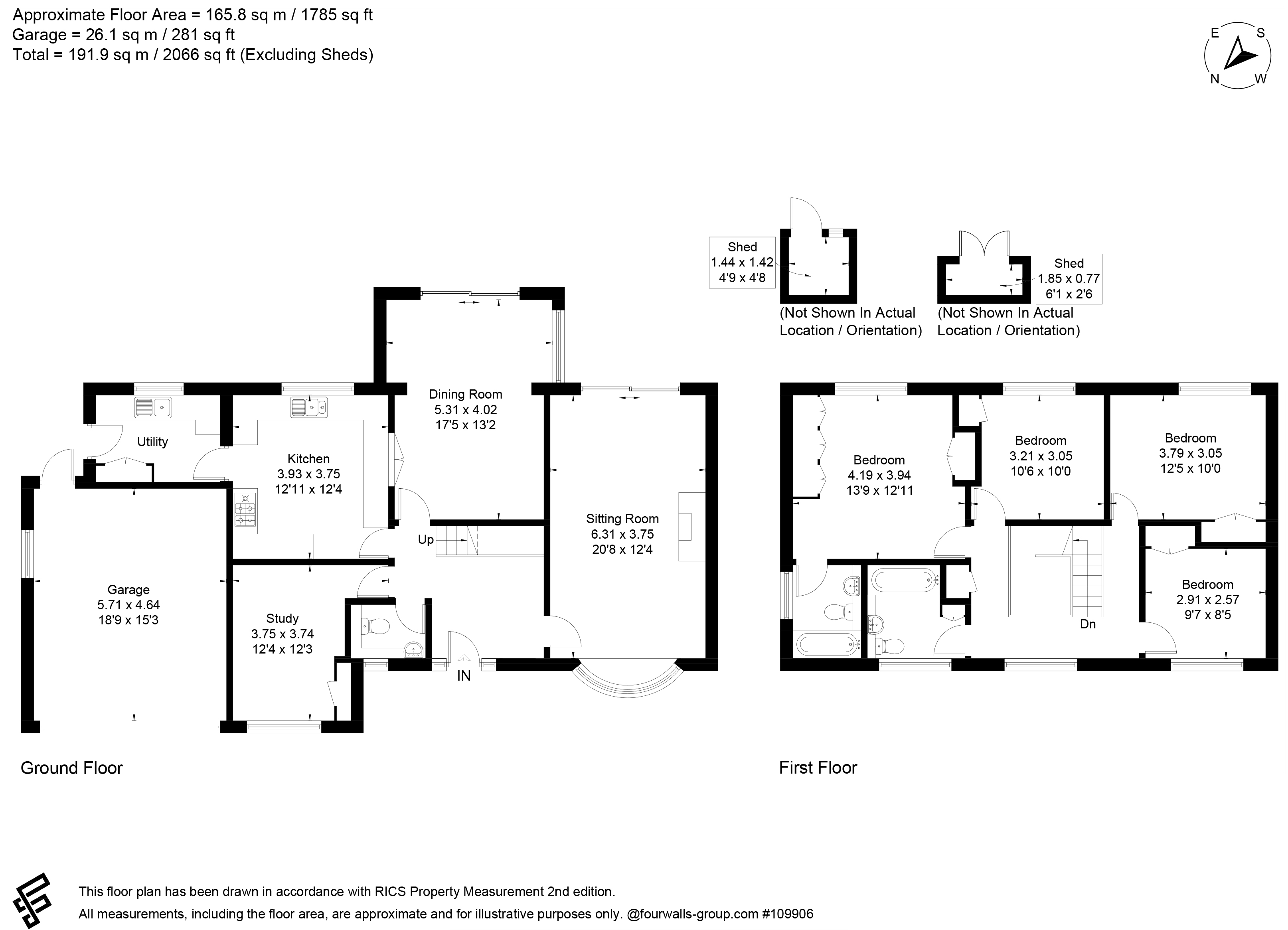 12, Paddock Fields, Old Basing floorplan