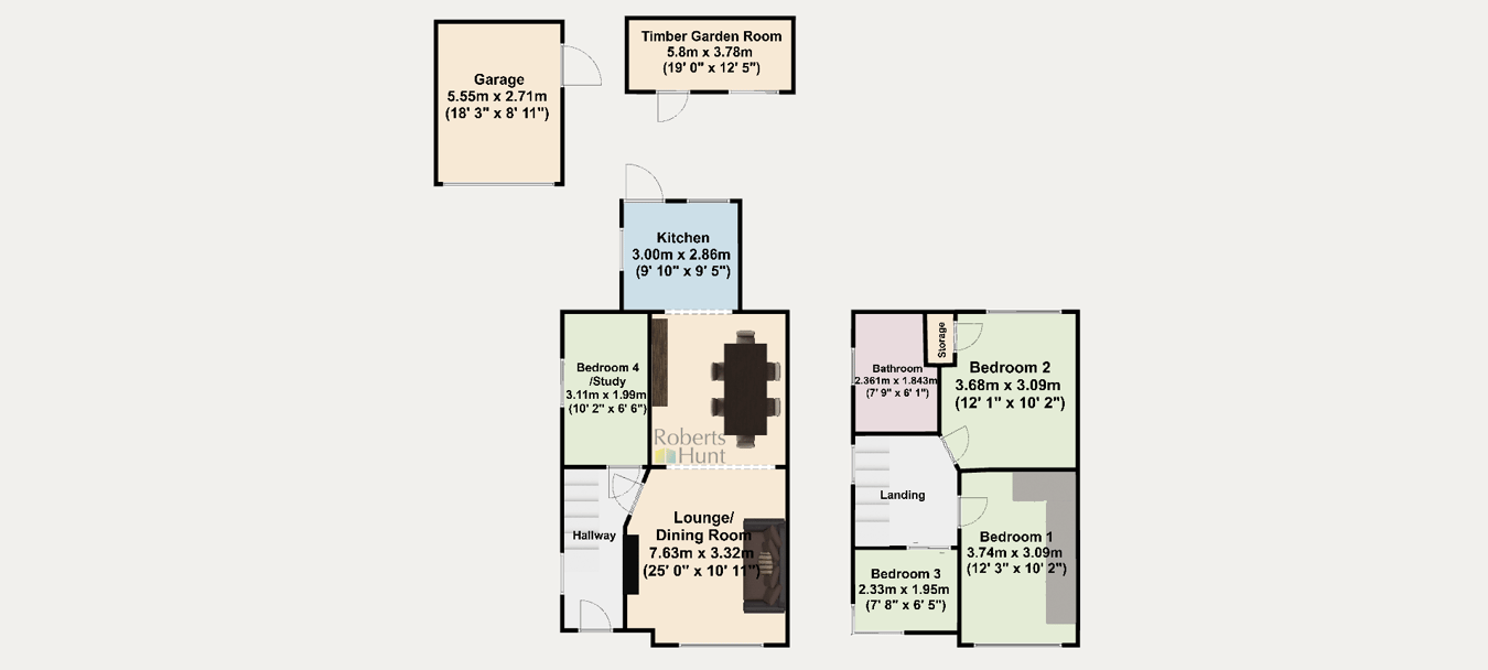 32, Letchworth Avenue, Feltham floorplan