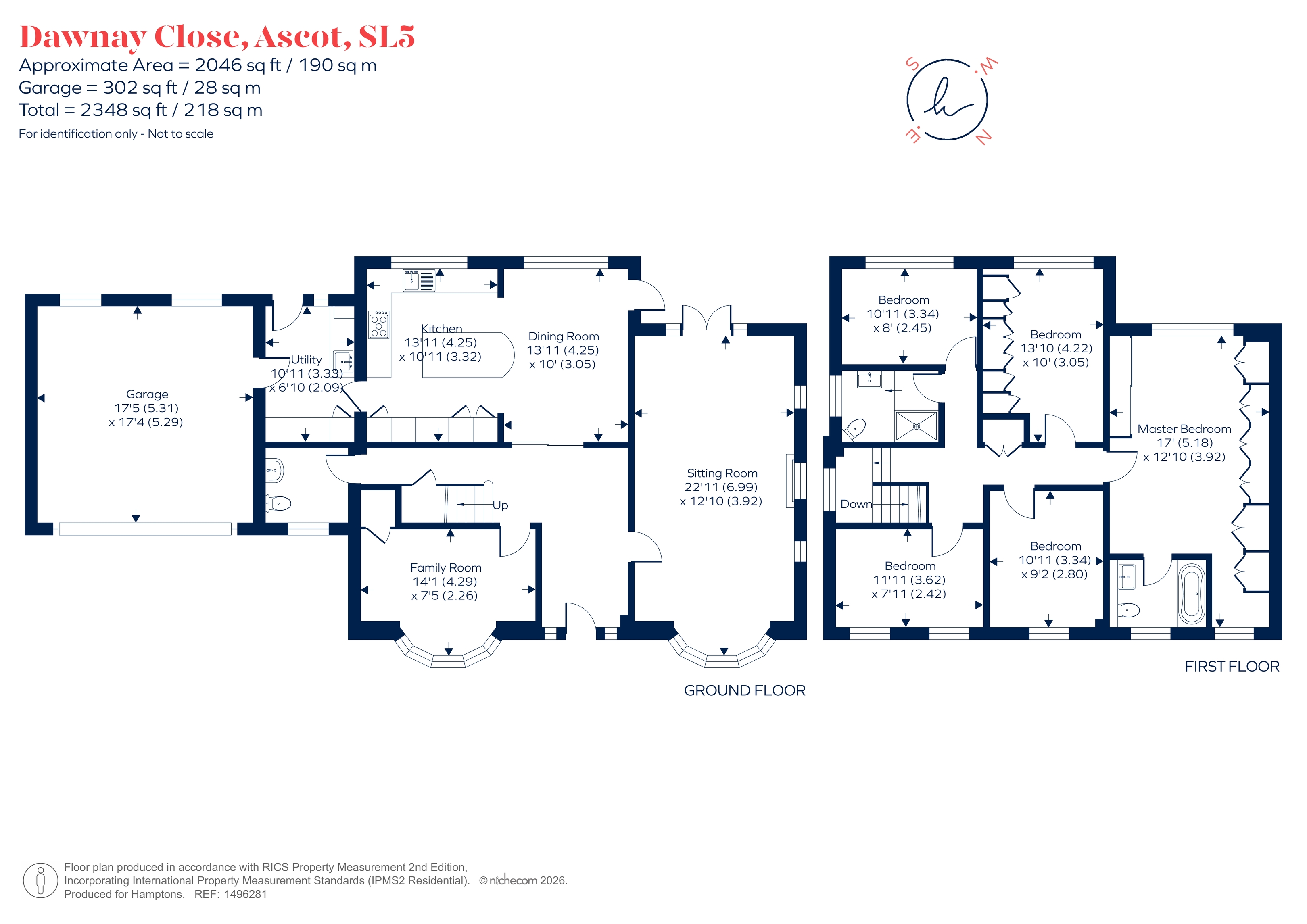 8, Dawnay Close, Ascot floorplan