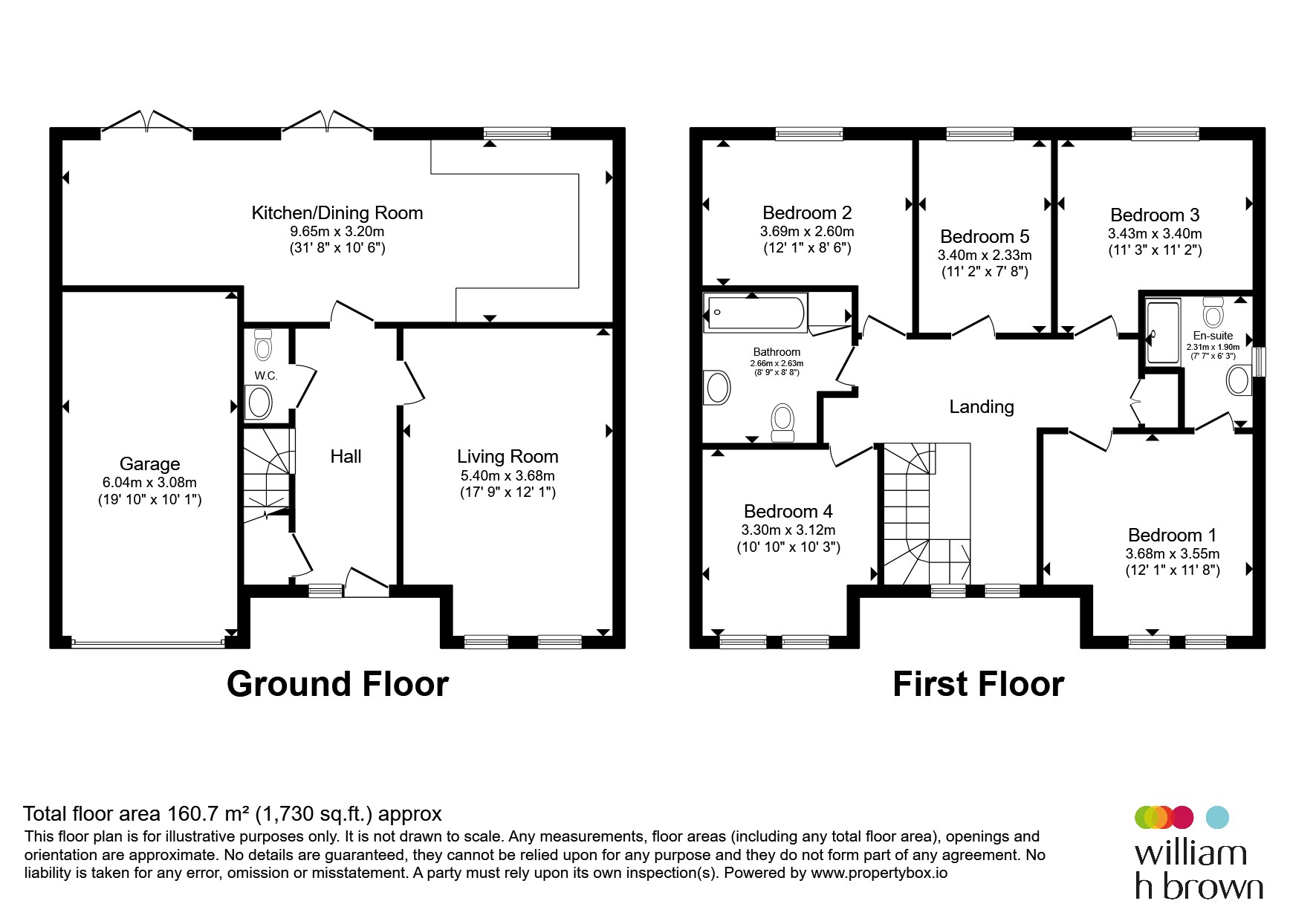 22, Simpson Close, Corby floorplan