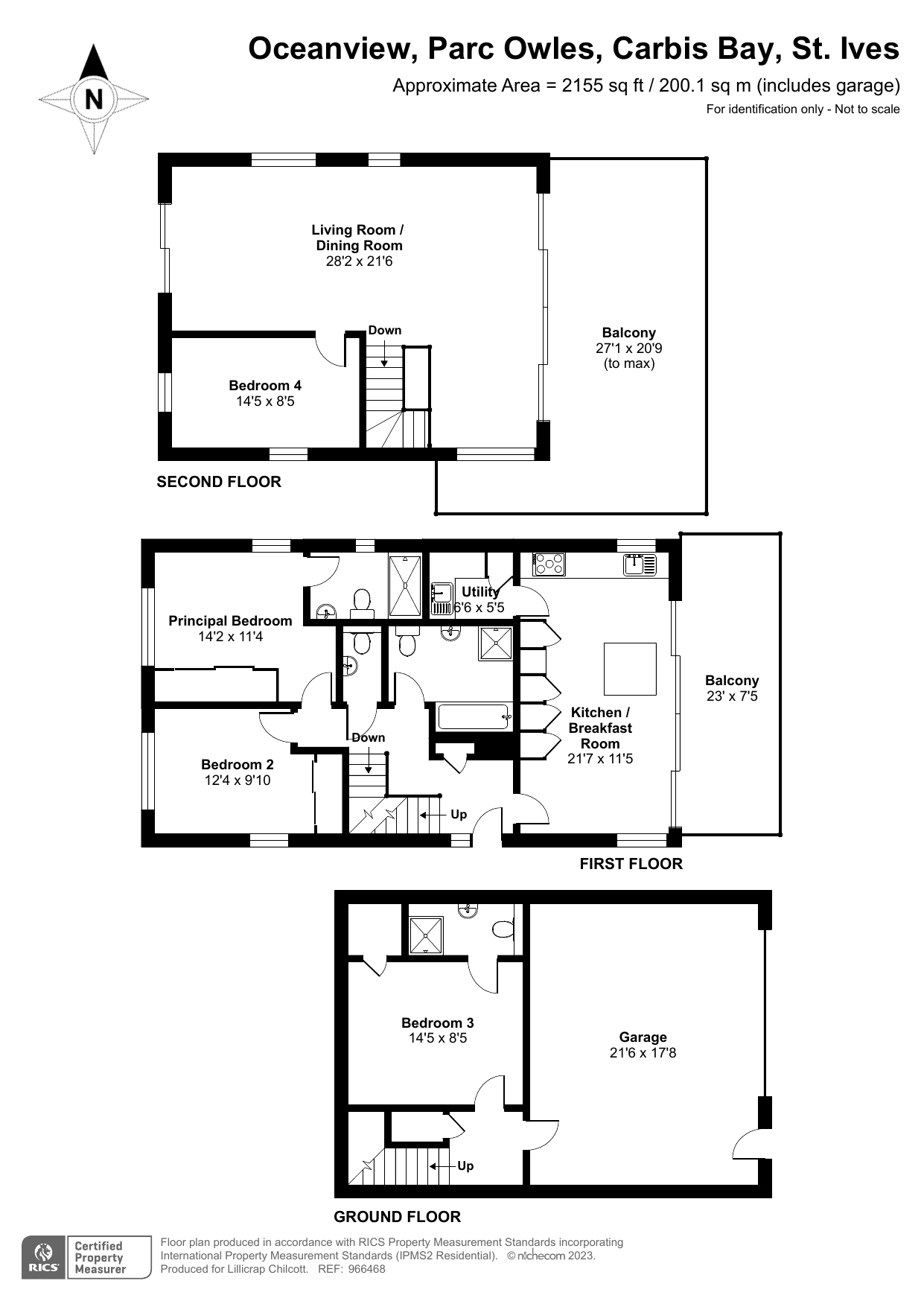 Oceanview, St. Ives floorplan