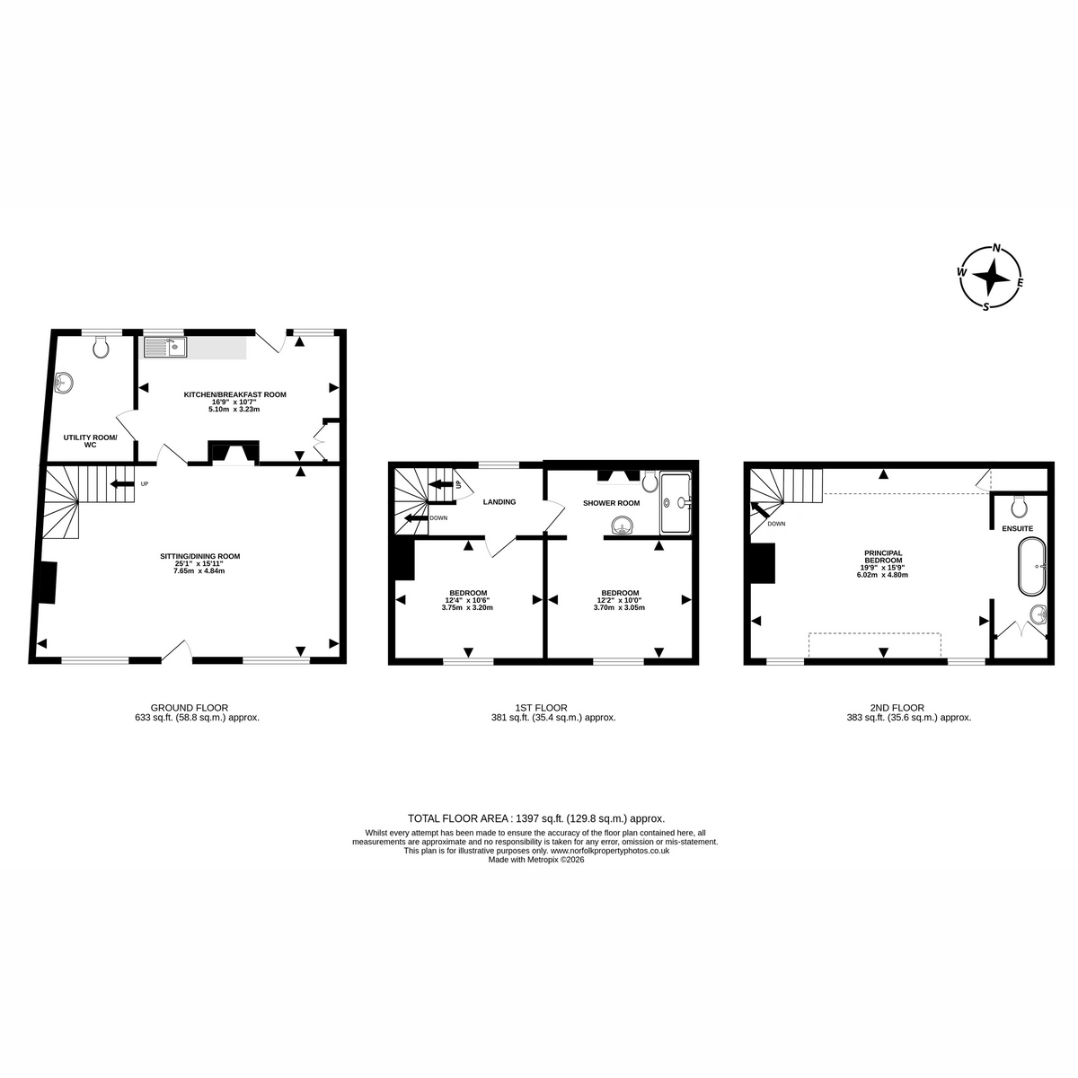 5, Pople Street, Wymondham floorplan