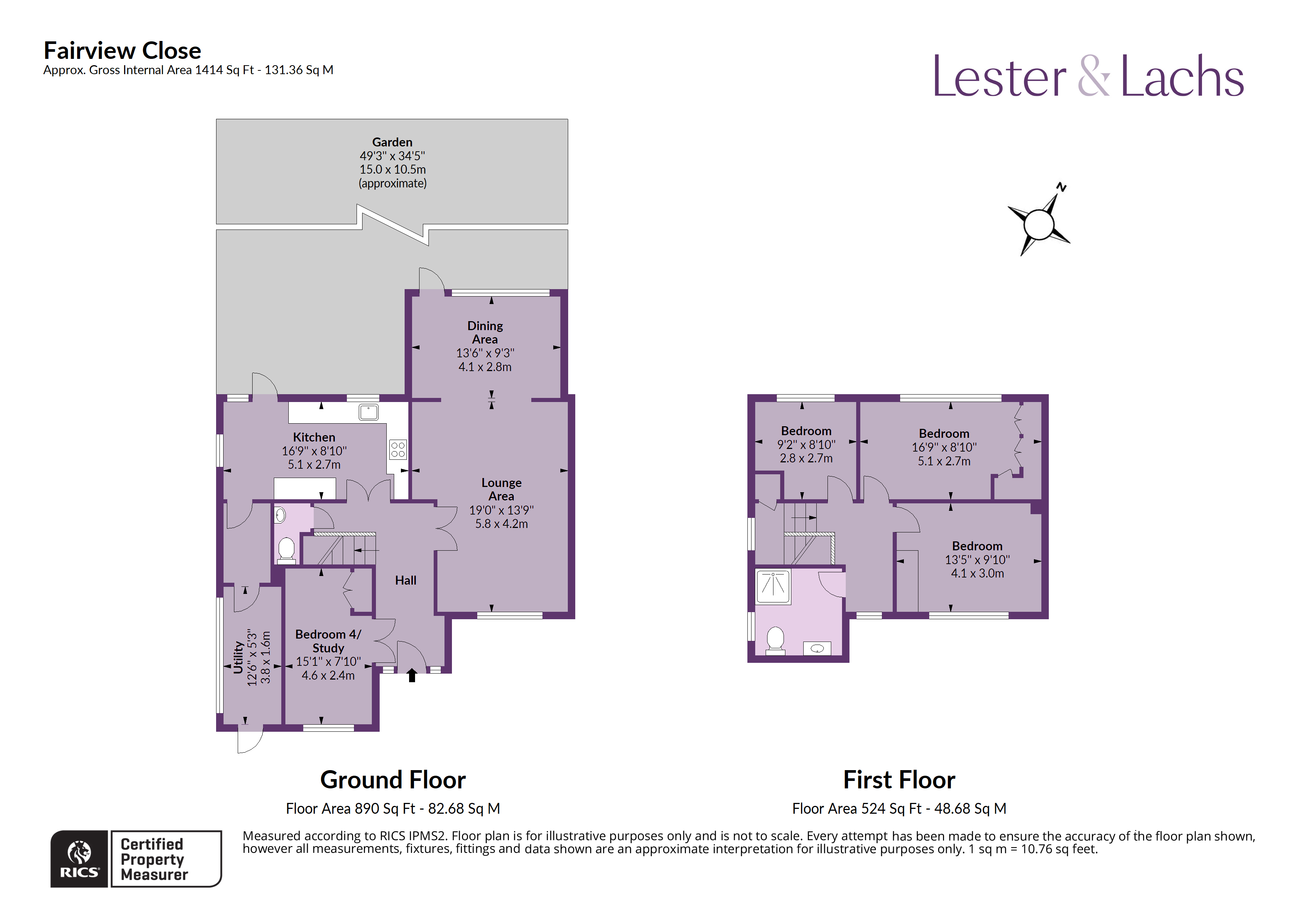 16, Fairview Close, Essex floorplan