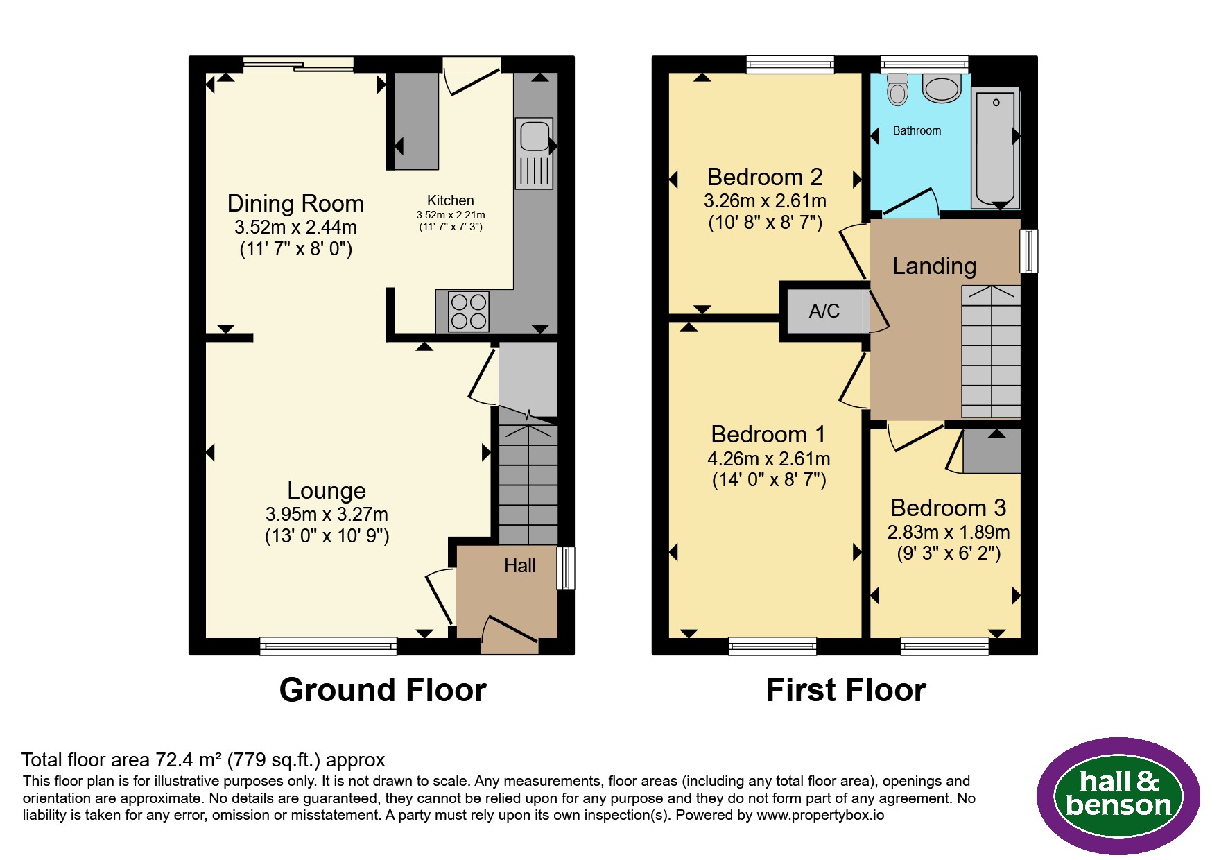 14, Tuxford Close, Derby floorplan