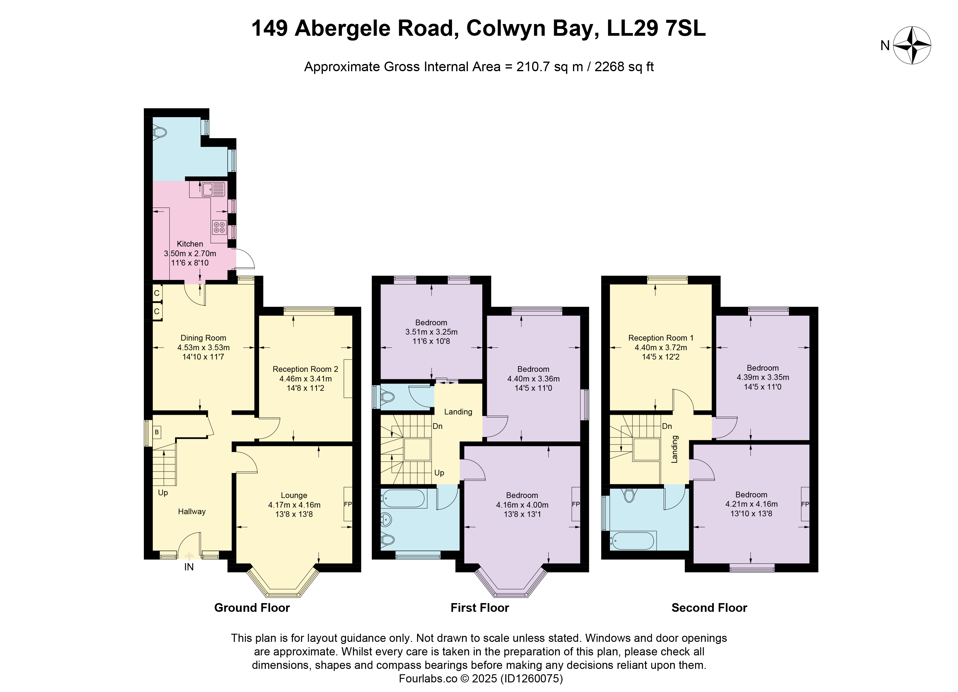 149, Aberegele Road, Colwyn Bay floorplan