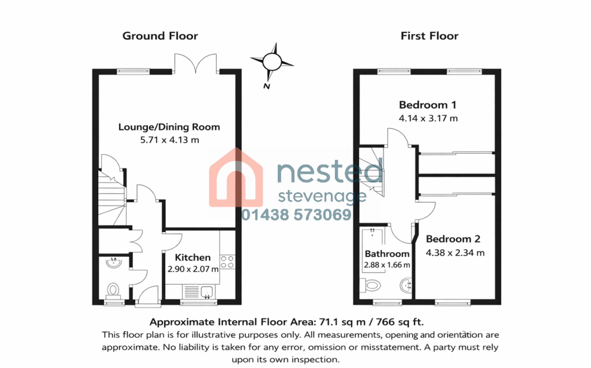 51 Breakspear, Stevenage floorplan