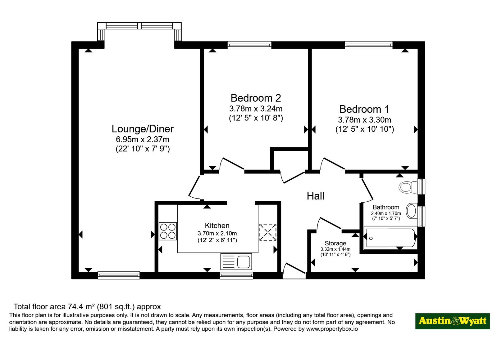 57, Simmonds Close, Dorset floorplan