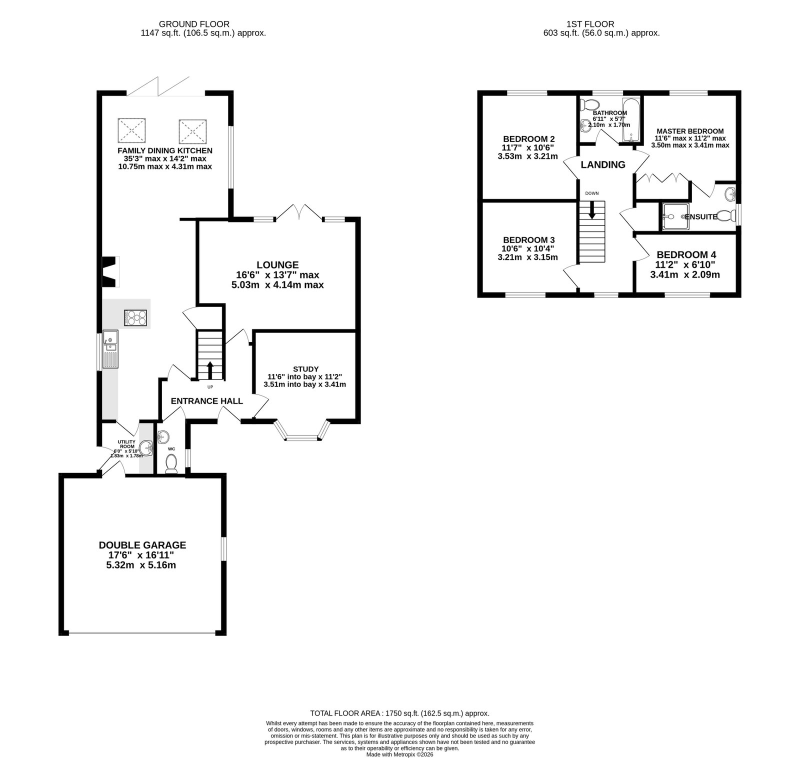 17, Canal Side Way, Middlewich floorplan