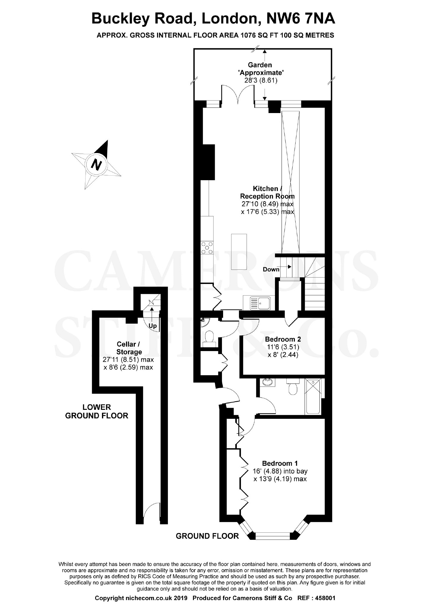 2 Bedrooms Flat to rent in Buckley Road, Kilburn, London NW6