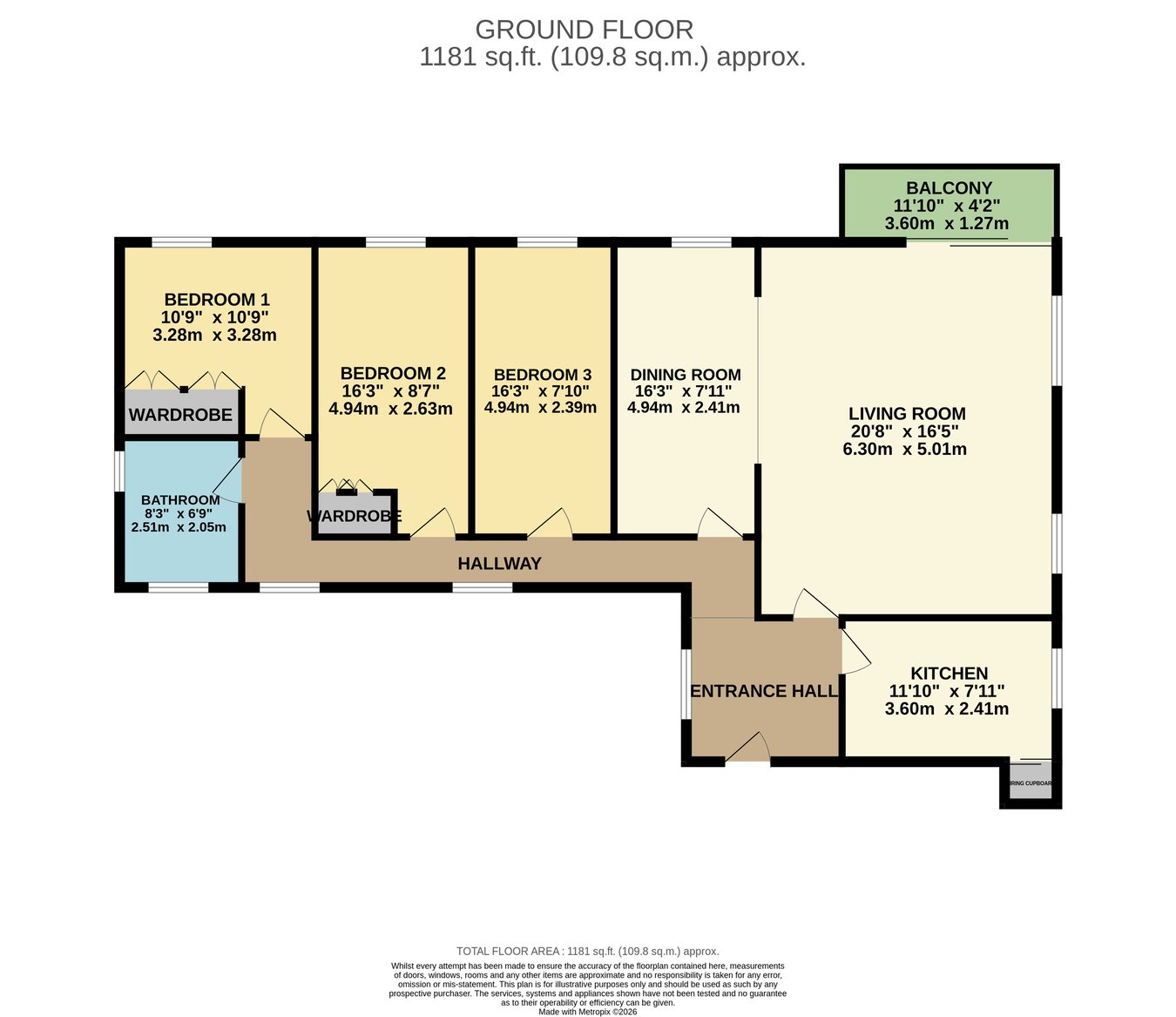 20 Netherby Court, La Ruelle Es Ruaux, St Peter floorplan