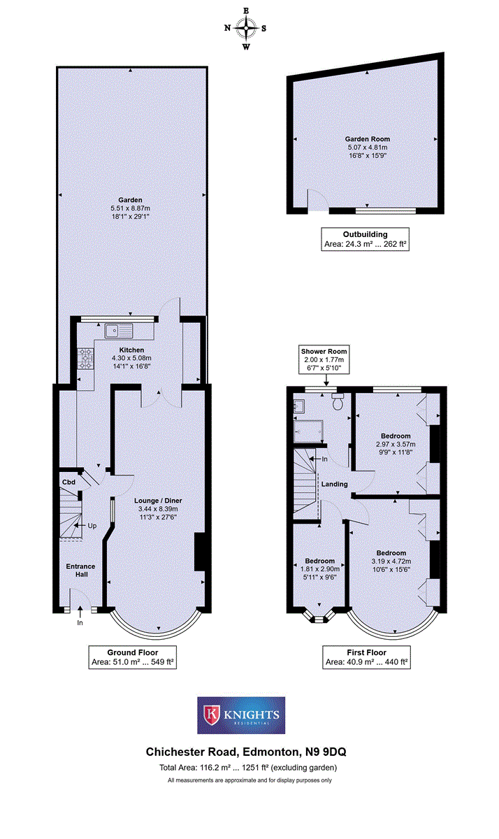 34, Chichester Road, London floorplan