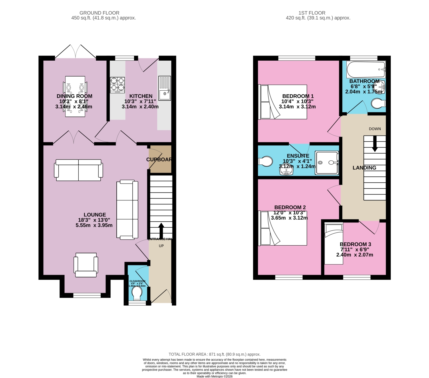 9, Cuniver Court, Liversedge floorplan